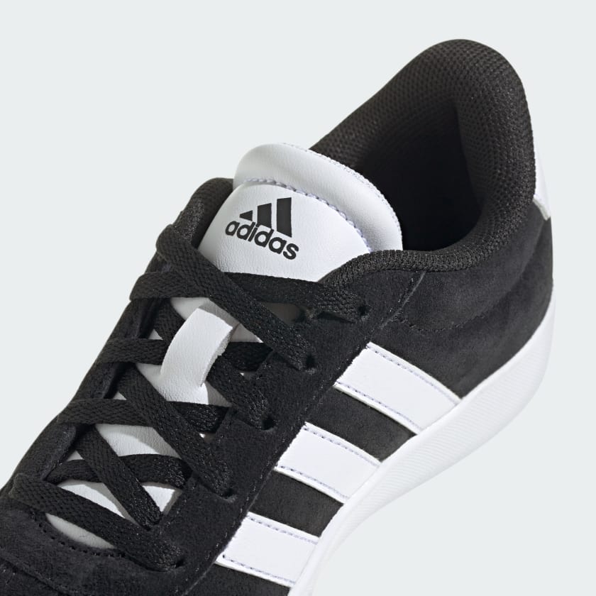 Adidas Kids Vl Court 3.0 Black/White Shoes