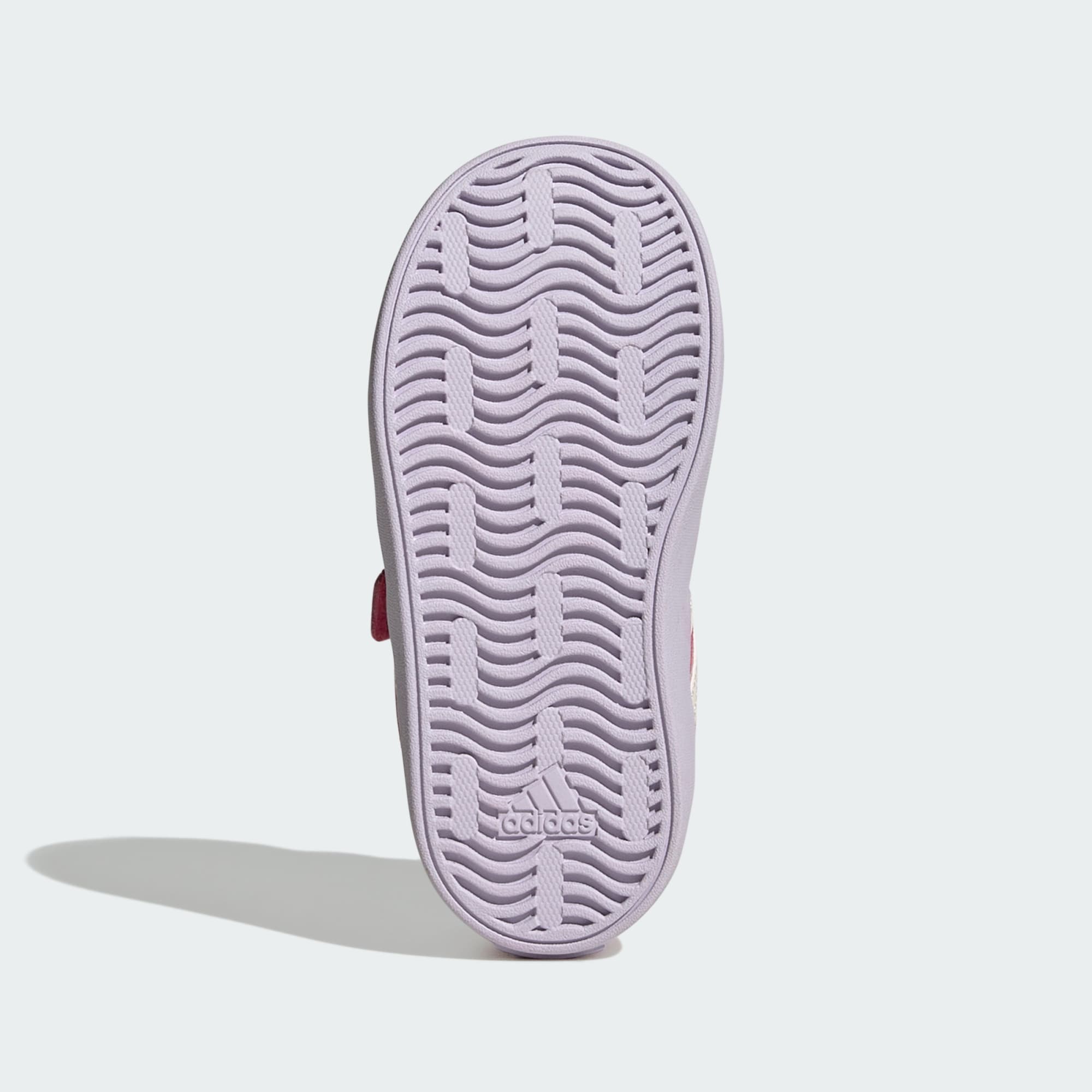 Adidas Kid's Vl Court 3.0 Pink/White/Lavender Sneaker Shoes