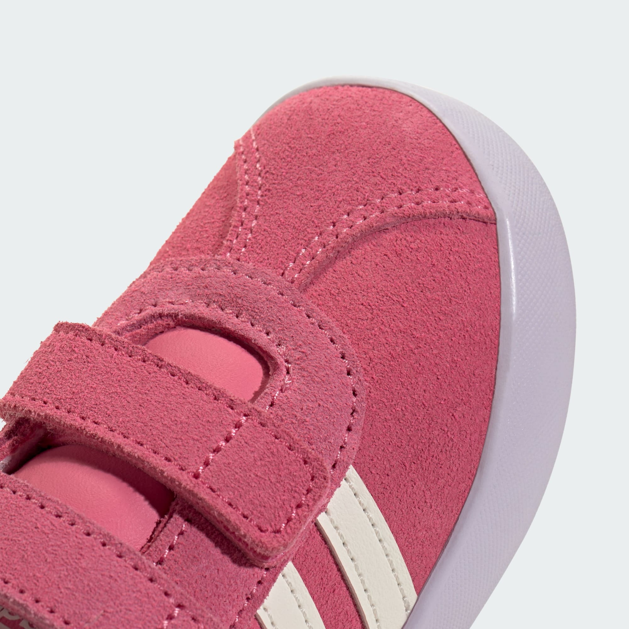 Adidas Kid's Vl Court 3.0 Pink/White/Lavender Sneaker Shoes