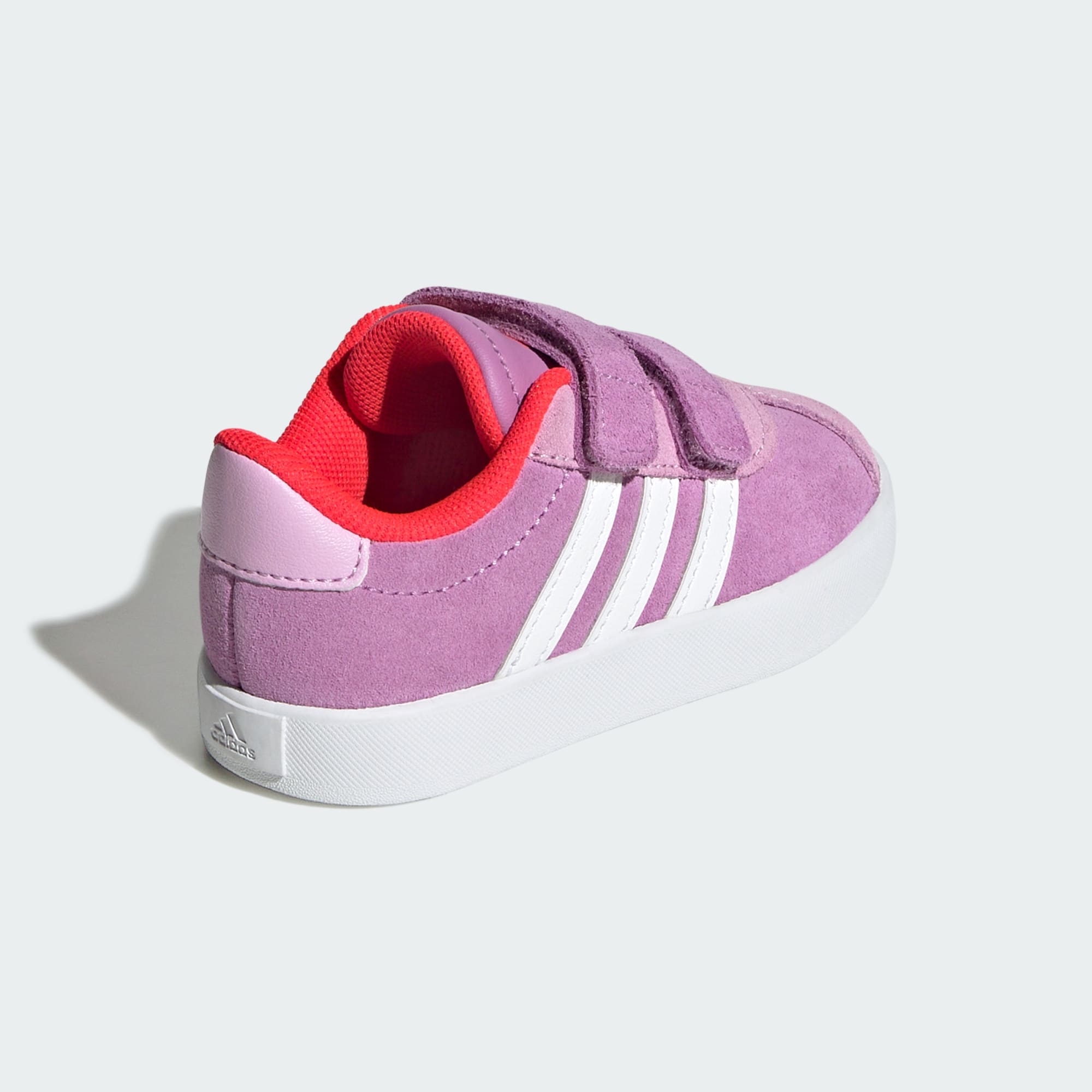 Adidas Kid's Vl Court 3.0 Purple Sneaker Shoes