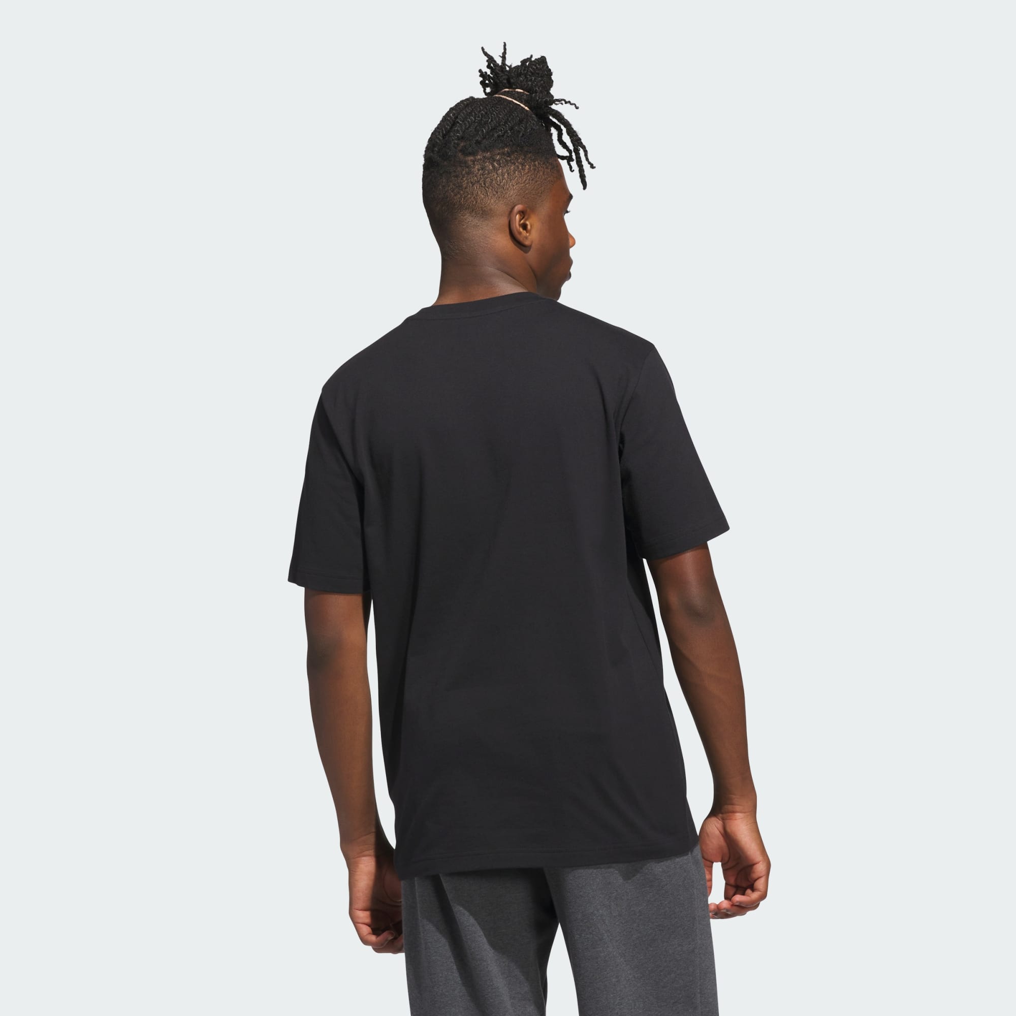 Adidas Men's Varsity Crest Graphic Black Tee