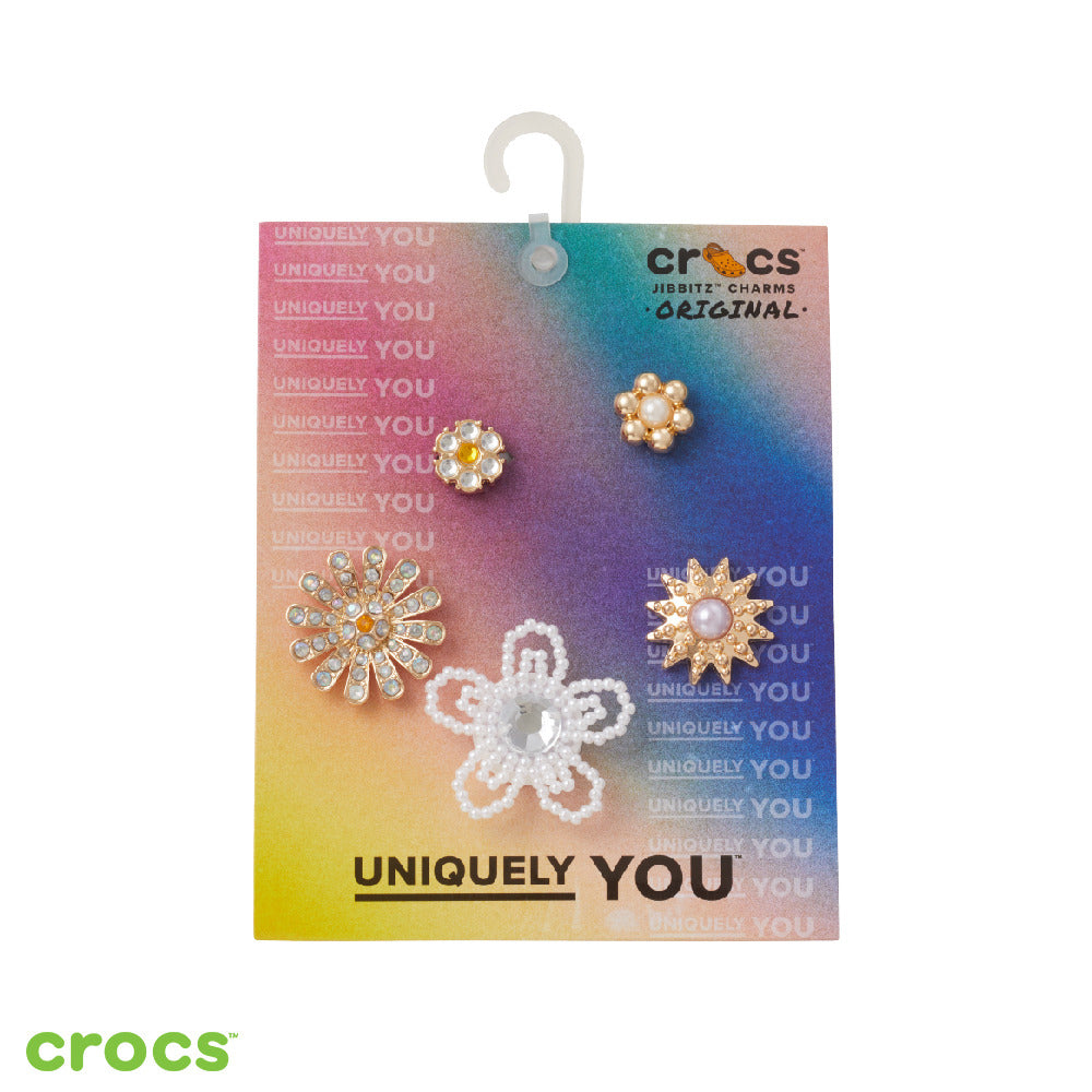 Crocs Elevated Flower 5pk Jibbitz