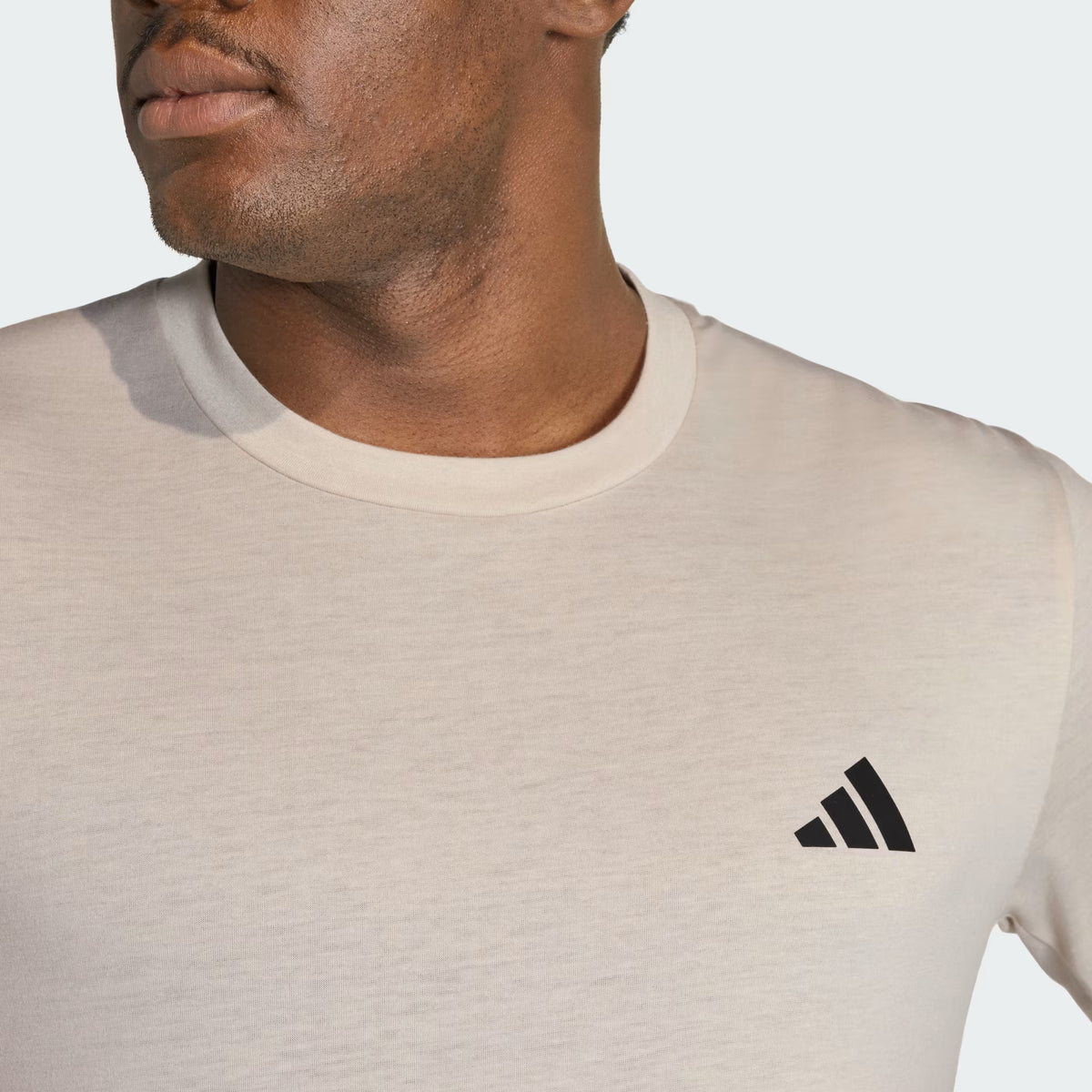 ADIDAS MEN'S WORKOUT ESSENTIALS FEELREADY GREY HEATHER TEE