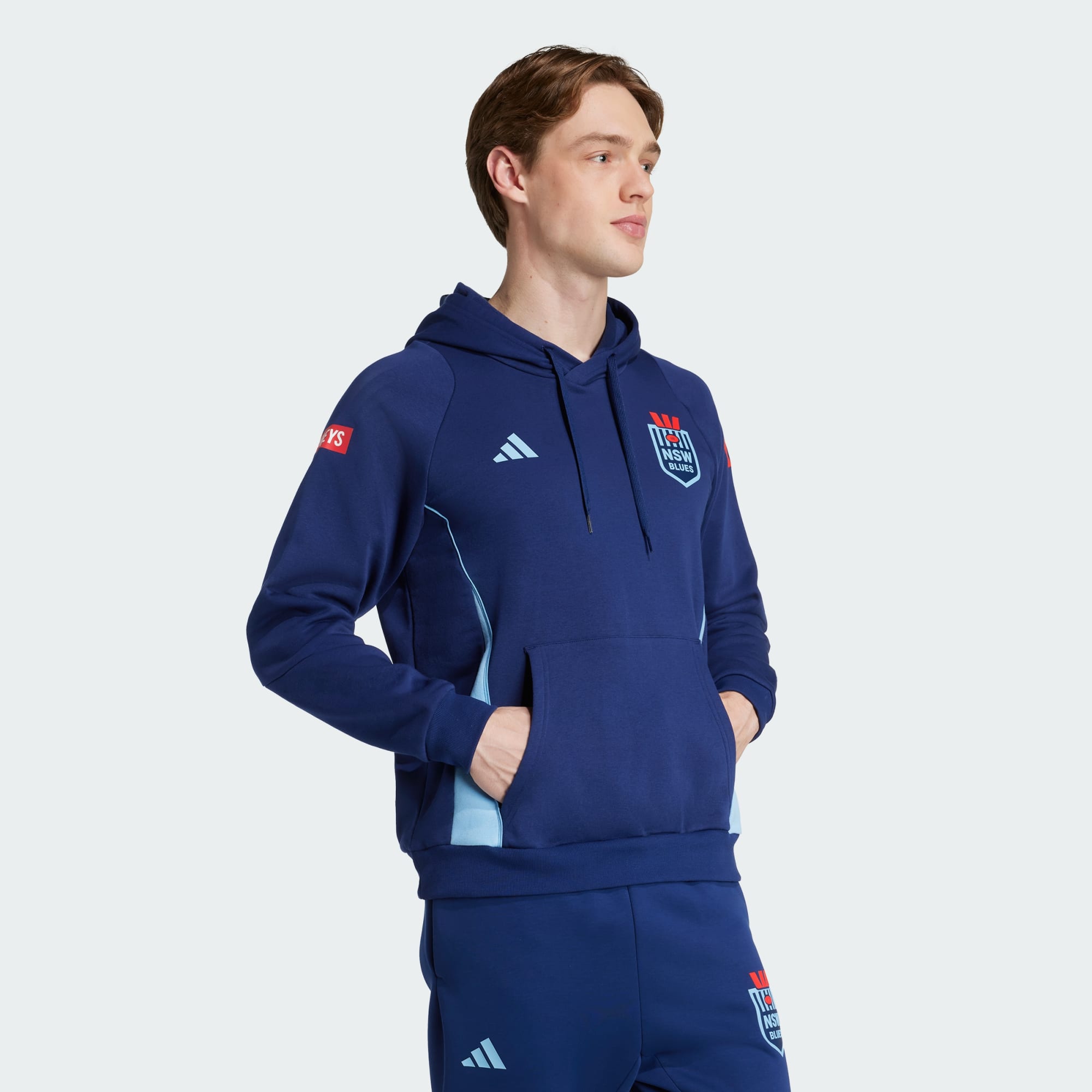 Adidas Men's Nsw Team 2025 Blue Hoodie