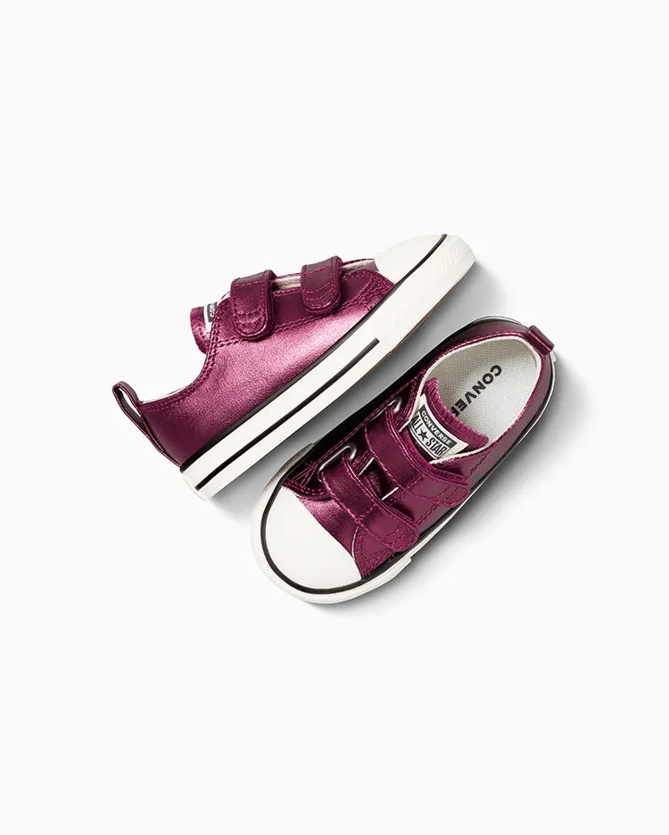 Converse Kid's Chuck Taylor All-Star 2v Metallic Rose Sneaker Shoes