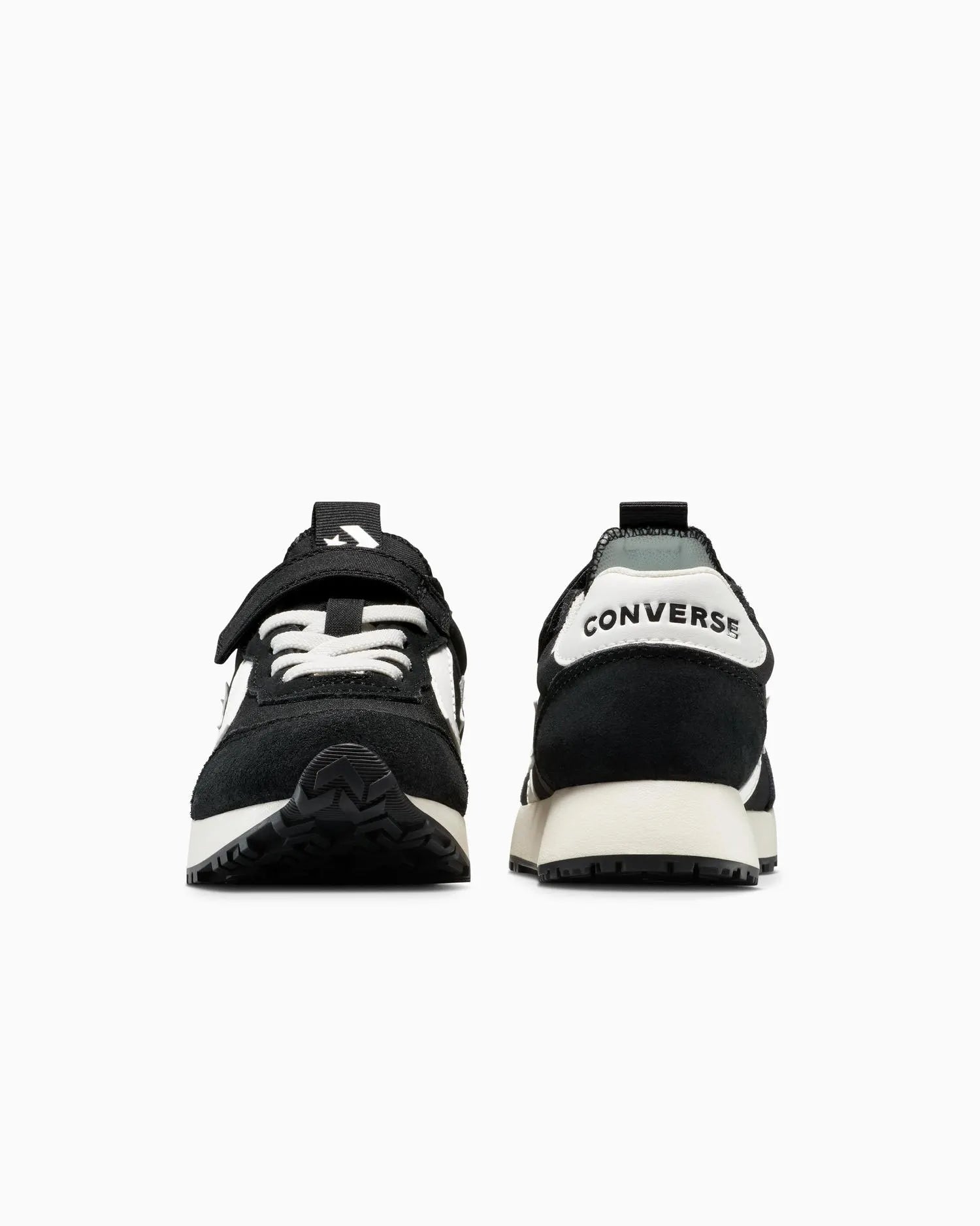 Converse Kid's Omega Hook N' Loop Black/White Shoes