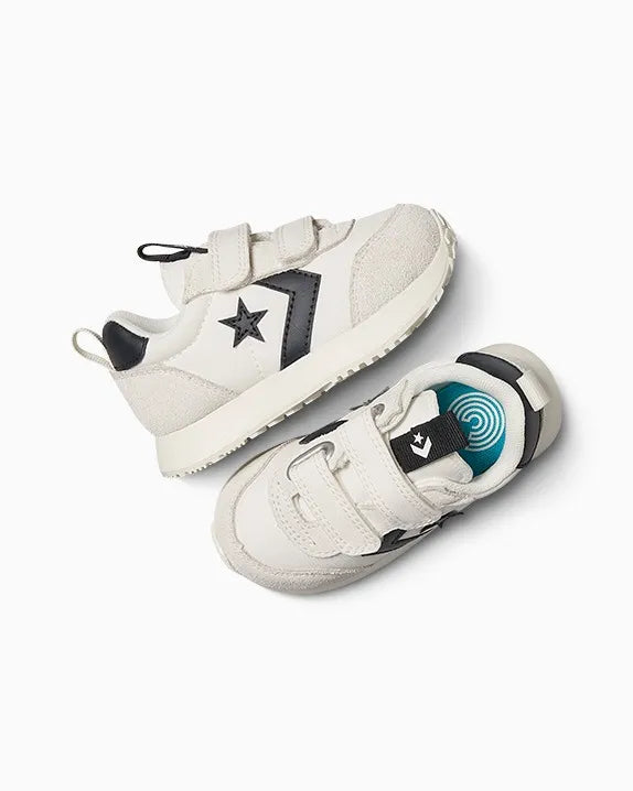 Converse Kid's Omega Trainer Hook N' Loop White/Black Shoes