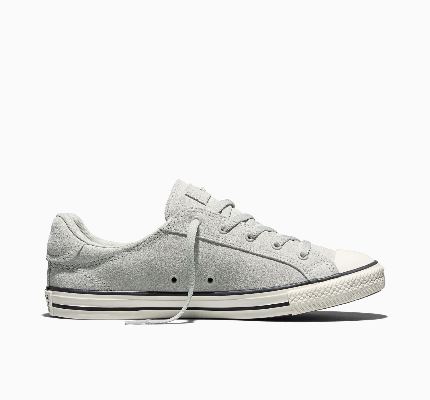 Converse Women's Chuck Taylor All Star Dainty Suede Lucky Light Grey Sneaker Shoes