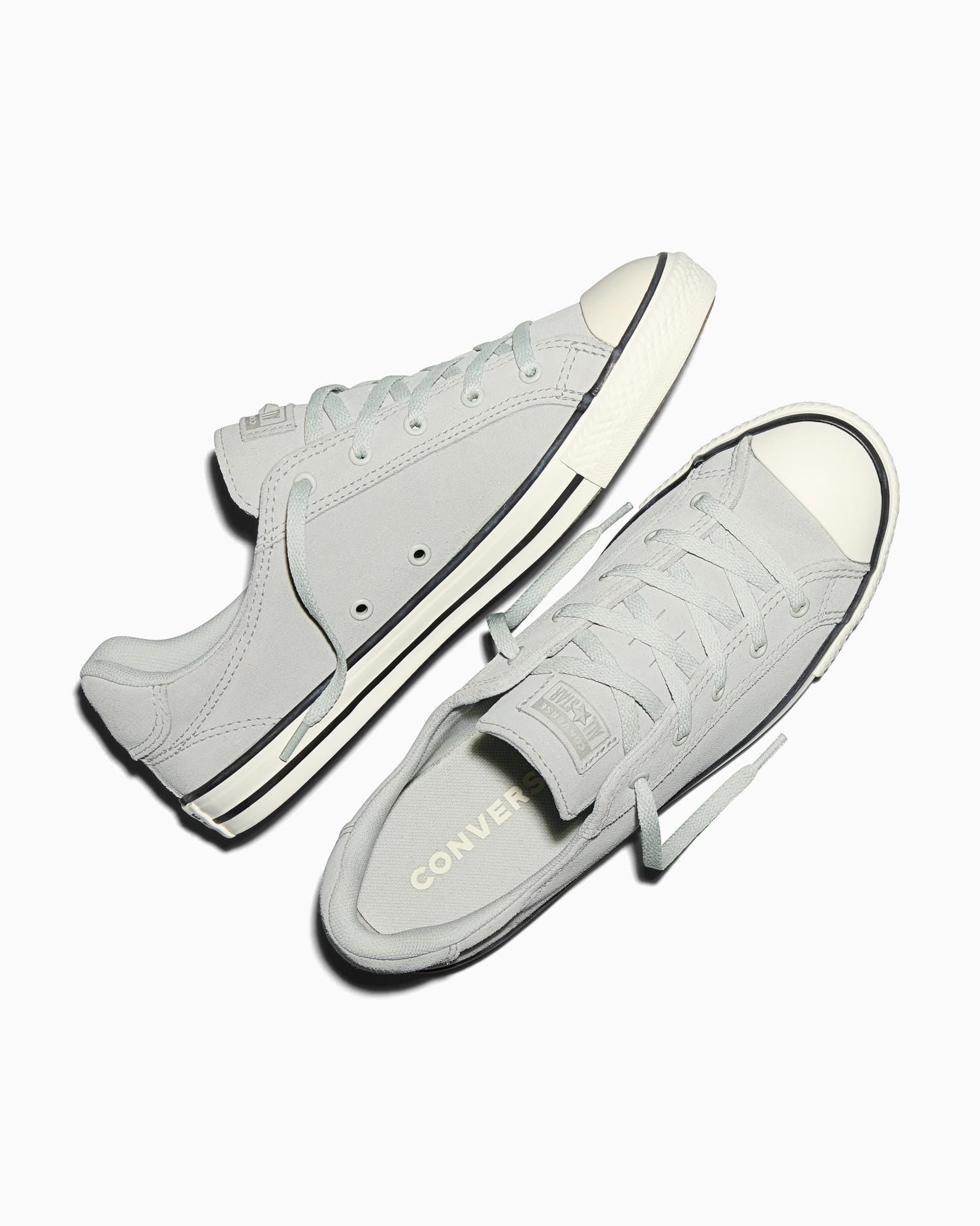 Converse Women's Chuck Taylor All Star Dainty Suede Lucky Light Grey Sneaker Shoes