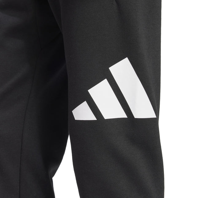 ADIDAS MEN'S BIG LOGO FLEECE BLACK TRACKPANT