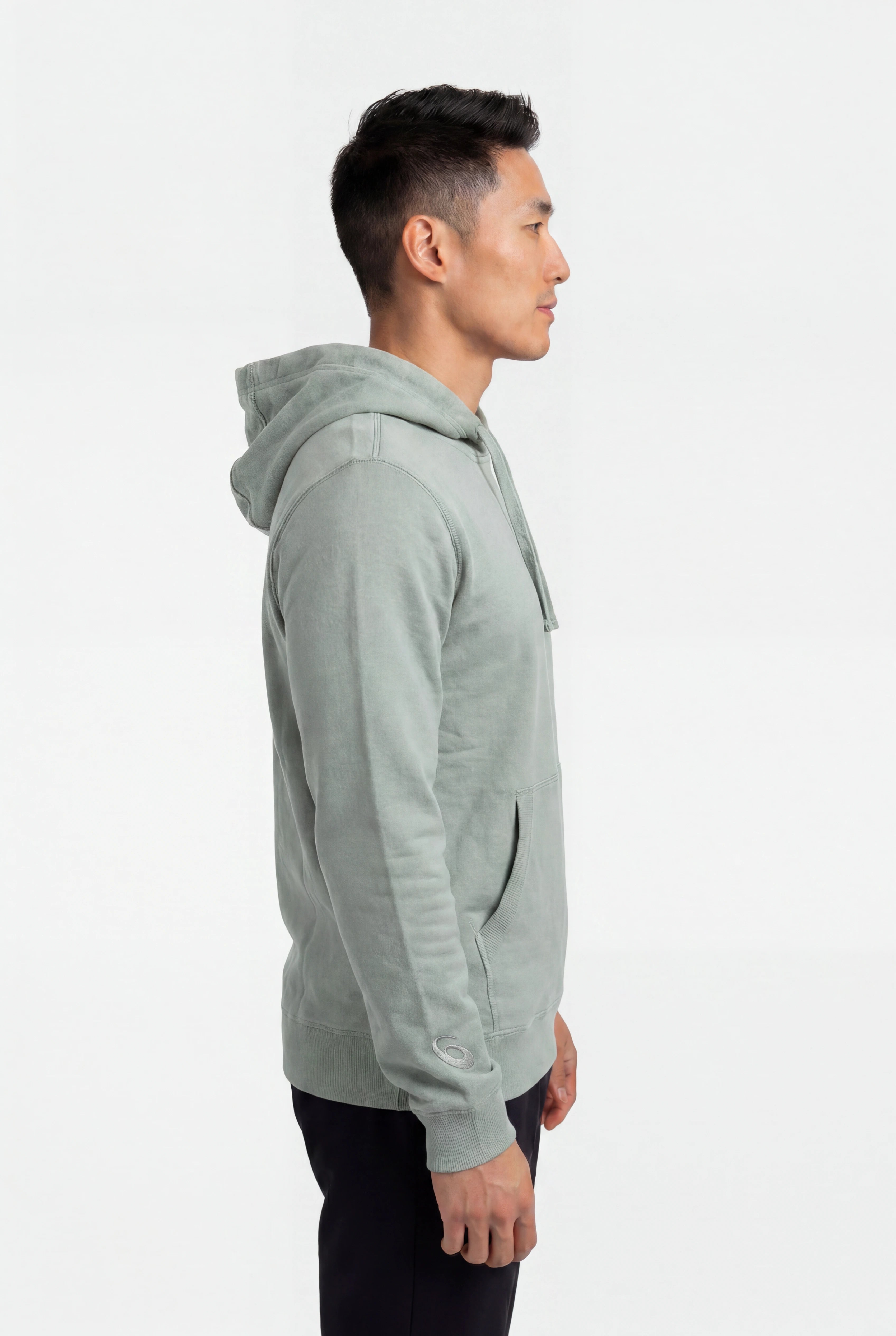 Asics Men's Fleece Olive Hoodie