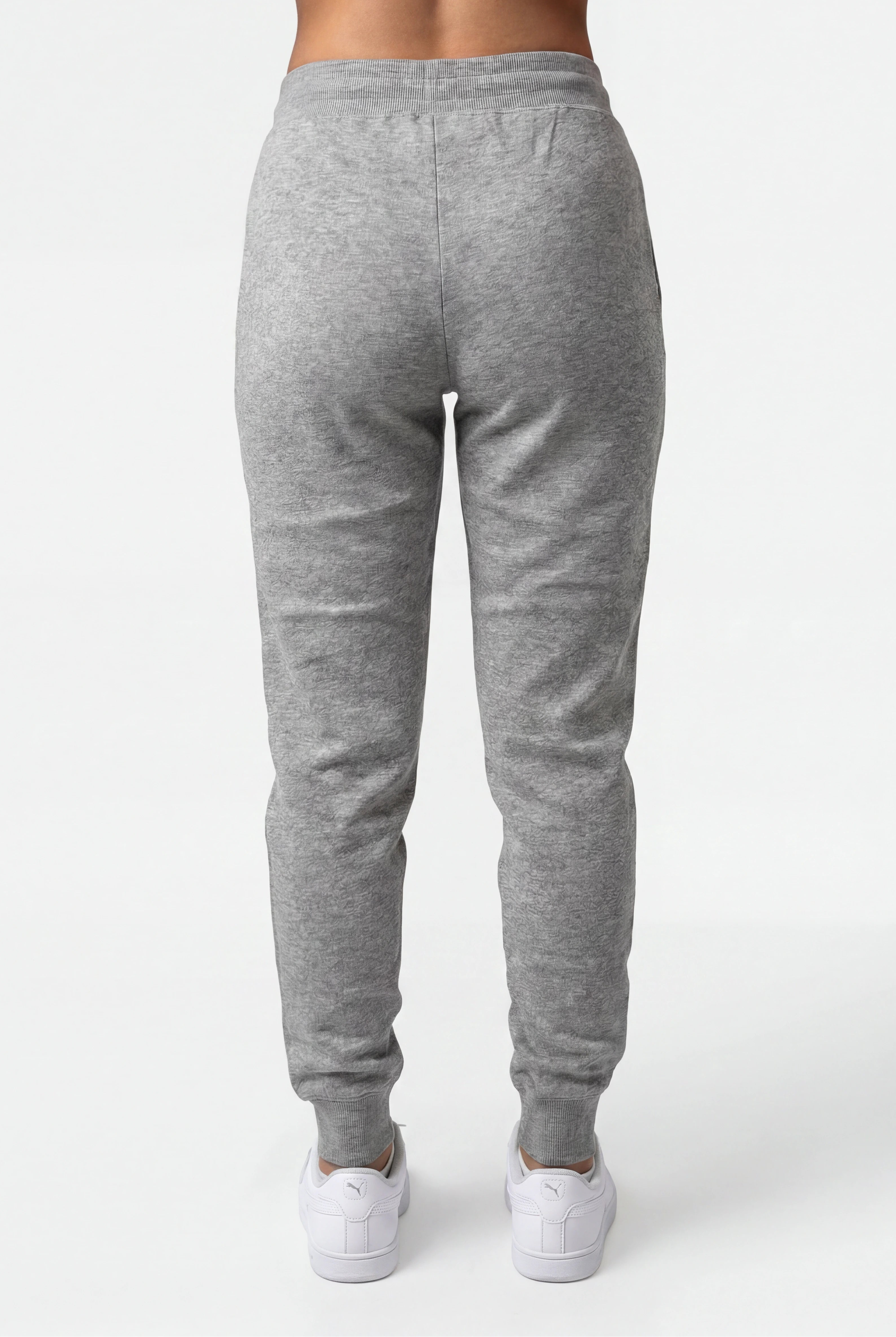ASICS WOMEN'S FLEECE CUFF GREY TRACKPANTS