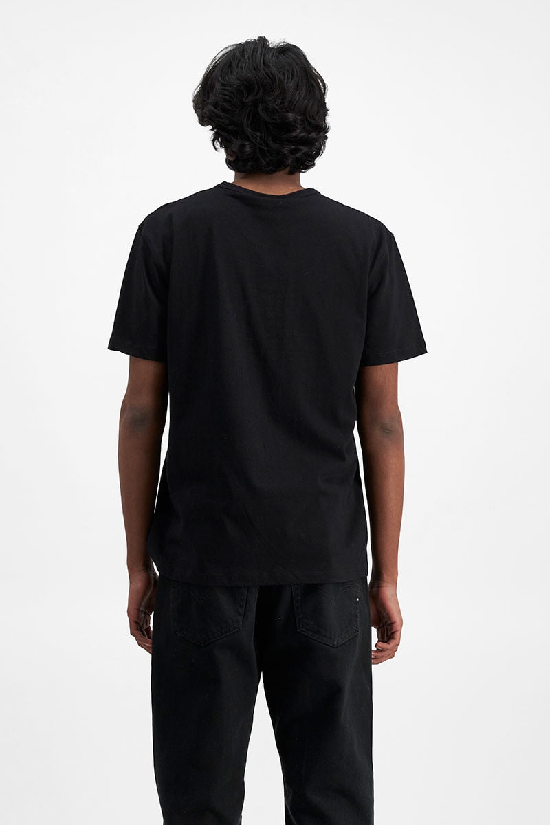 Champion Men's Heritage C Logo Black Tee
