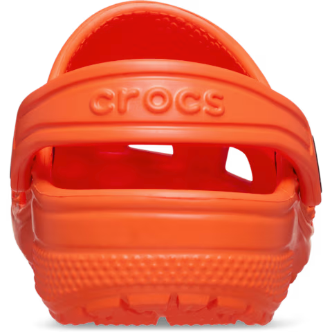CROCS KID'S CLASSIC SHOCKING ORANGE CLOG