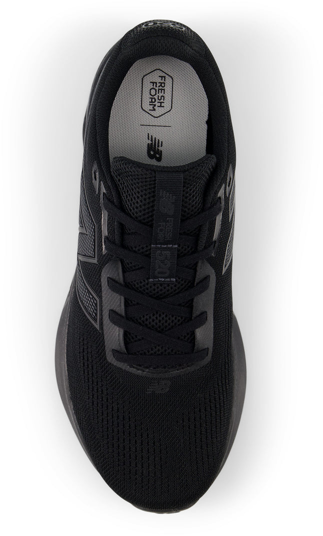 New Balance Men's 520 V9 Triple Black Running Shoes (Width 2e)