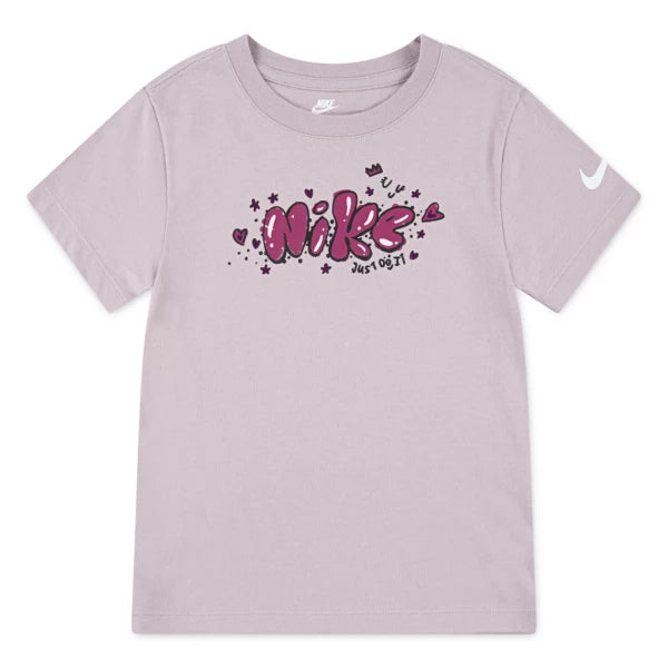 Nike Kid's Essentials Graphic Ringlet Pink Tee
