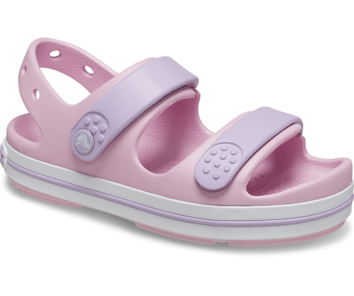 CROCS KID'S CROCBAND PINK CRUISER SANDAL
