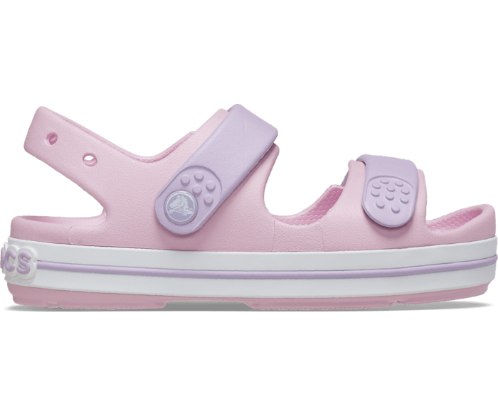 CROCS KID'S CROCBAND PINK CRUISER SANDAL