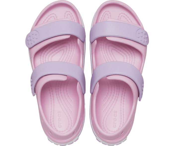 CROCS KID'S CROCBAND PINK CRUISER SANDAL