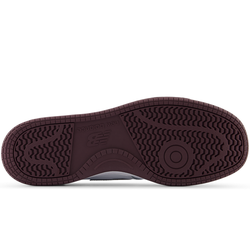 New Balance Unisex Bb80 White/Maroon Sneaker Shoes