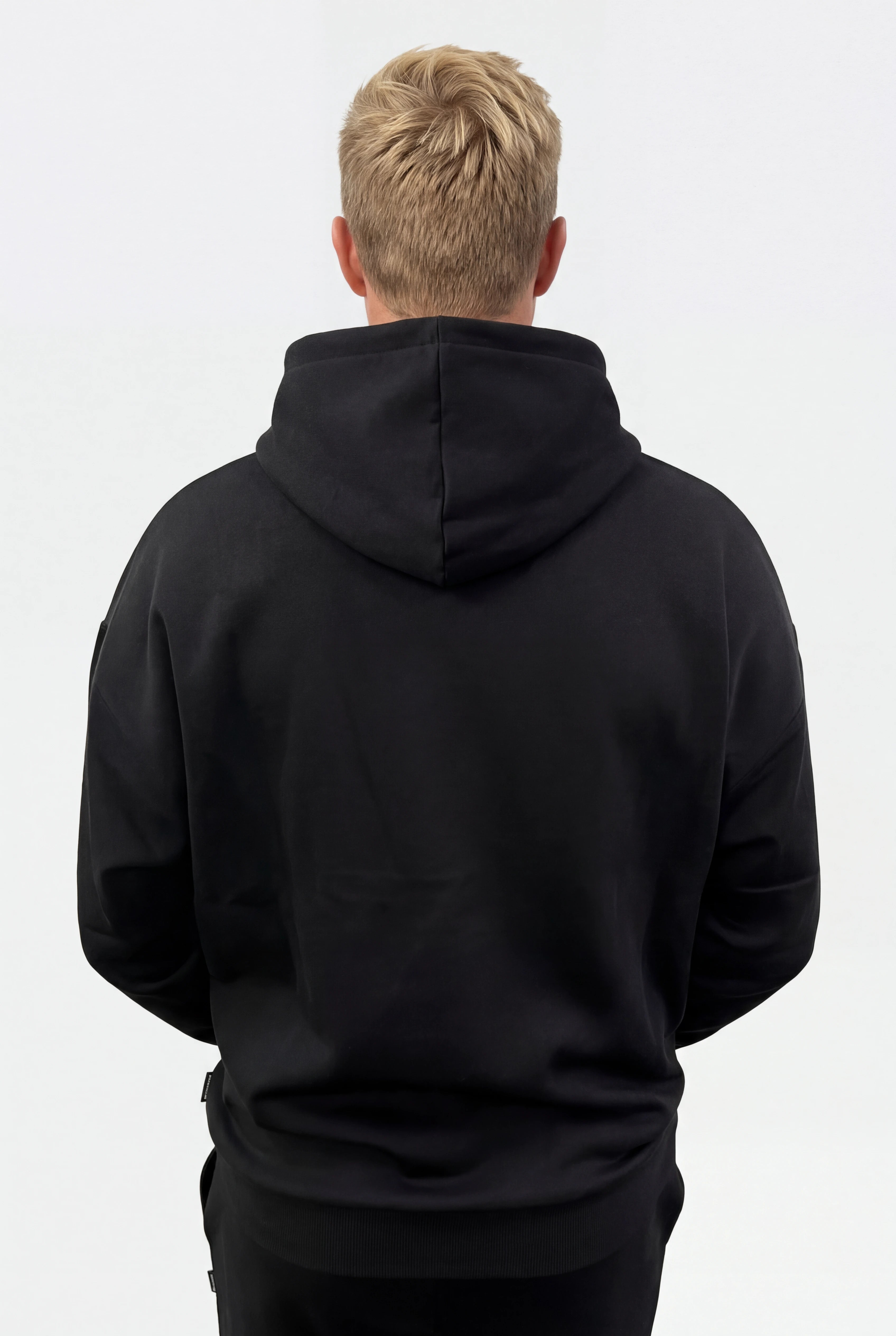 Insport Mens Easton Fleece Black Hoodie