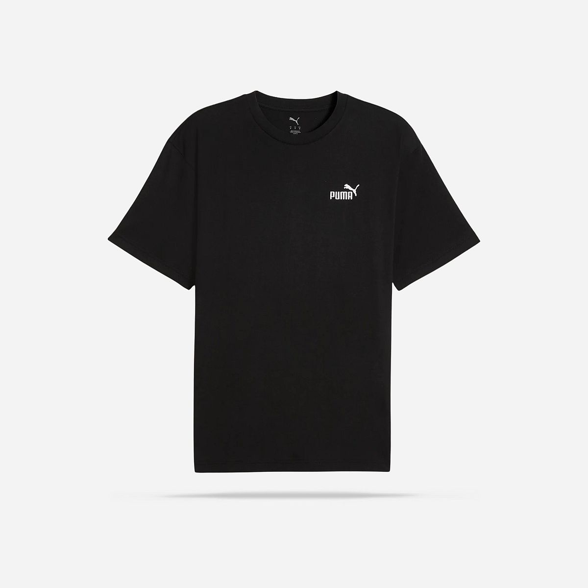 Puma Men's Essentials Small Logo Black Tee