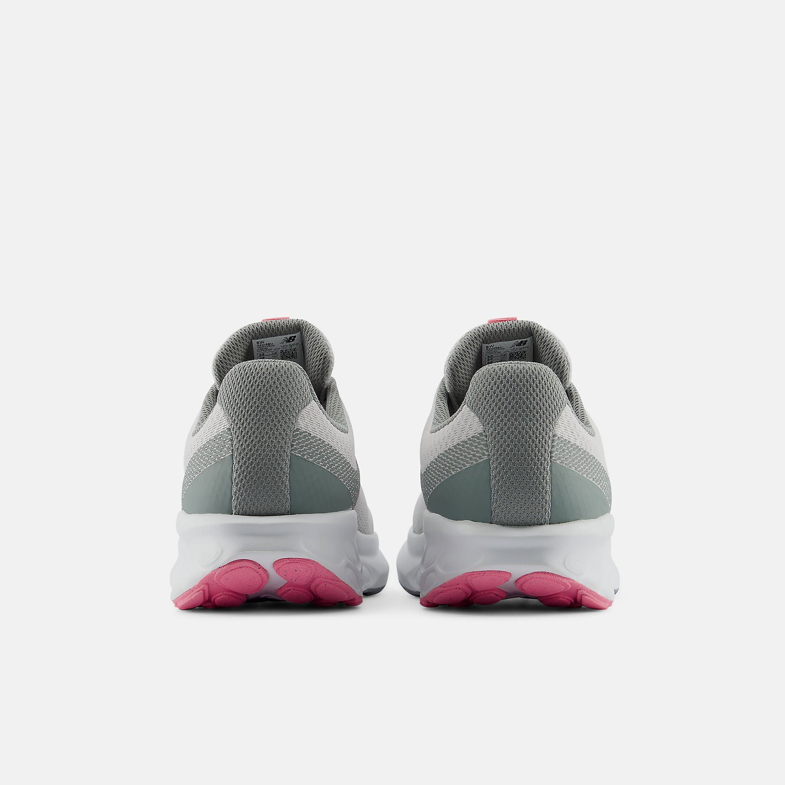 NEW BALANCE KIDS 520 LACE GREY/PINK RUNNING SHOES