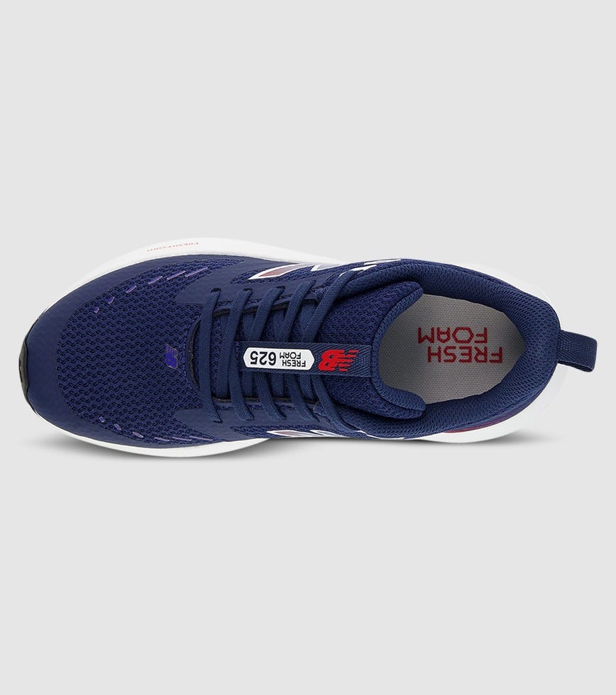 New Balance Kid's 625 Foam Navy/White Running Shoes