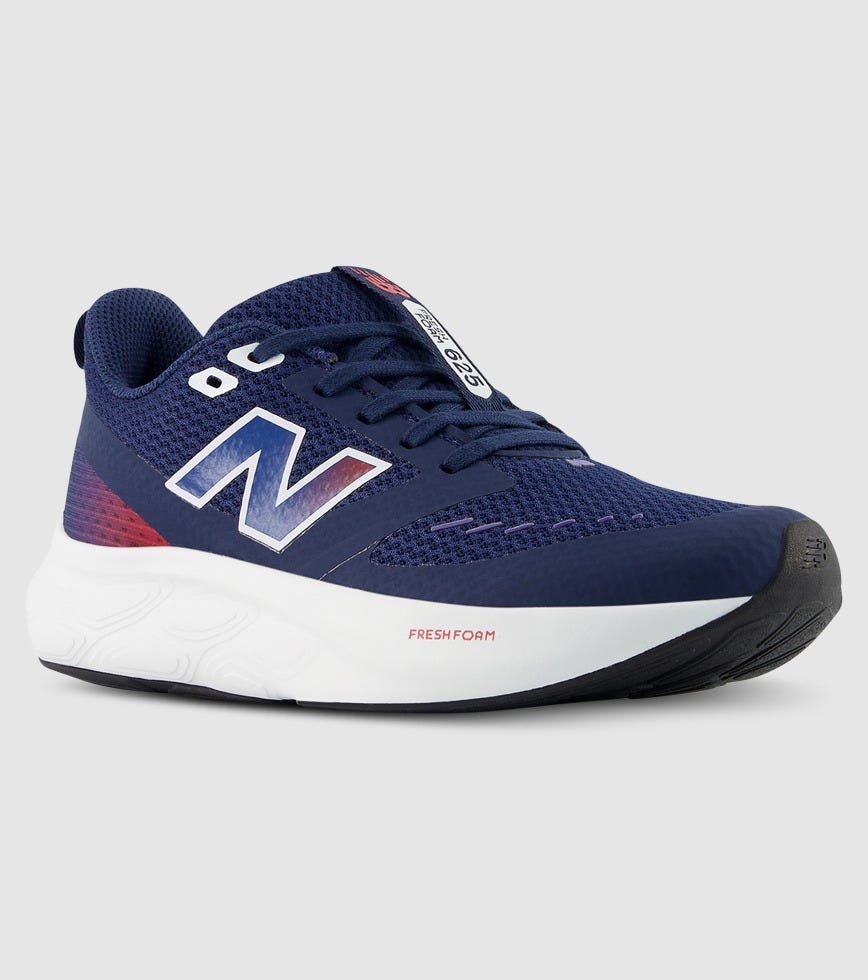 New Balance Kid's 625 Foam Navy/White Running Shoes