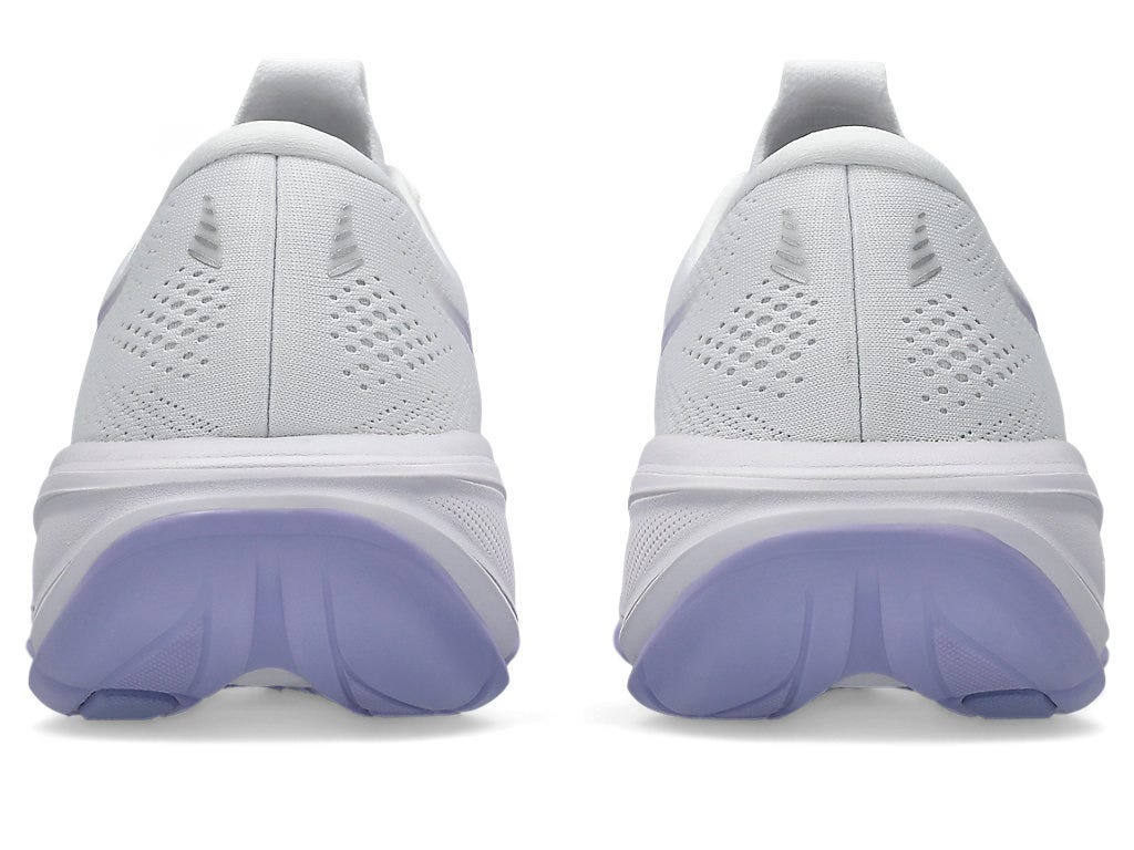 Asics Women's Cumulus 28 White/Bluebell Running Shoes (Width D)