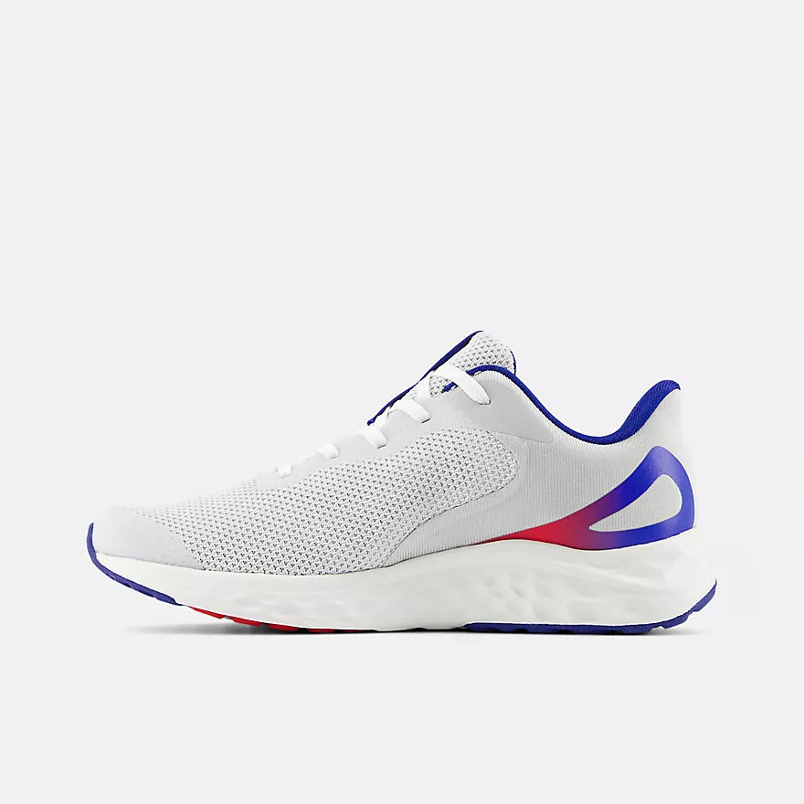 New Balance Junior Arishi V4 Silver/Blue Shoes