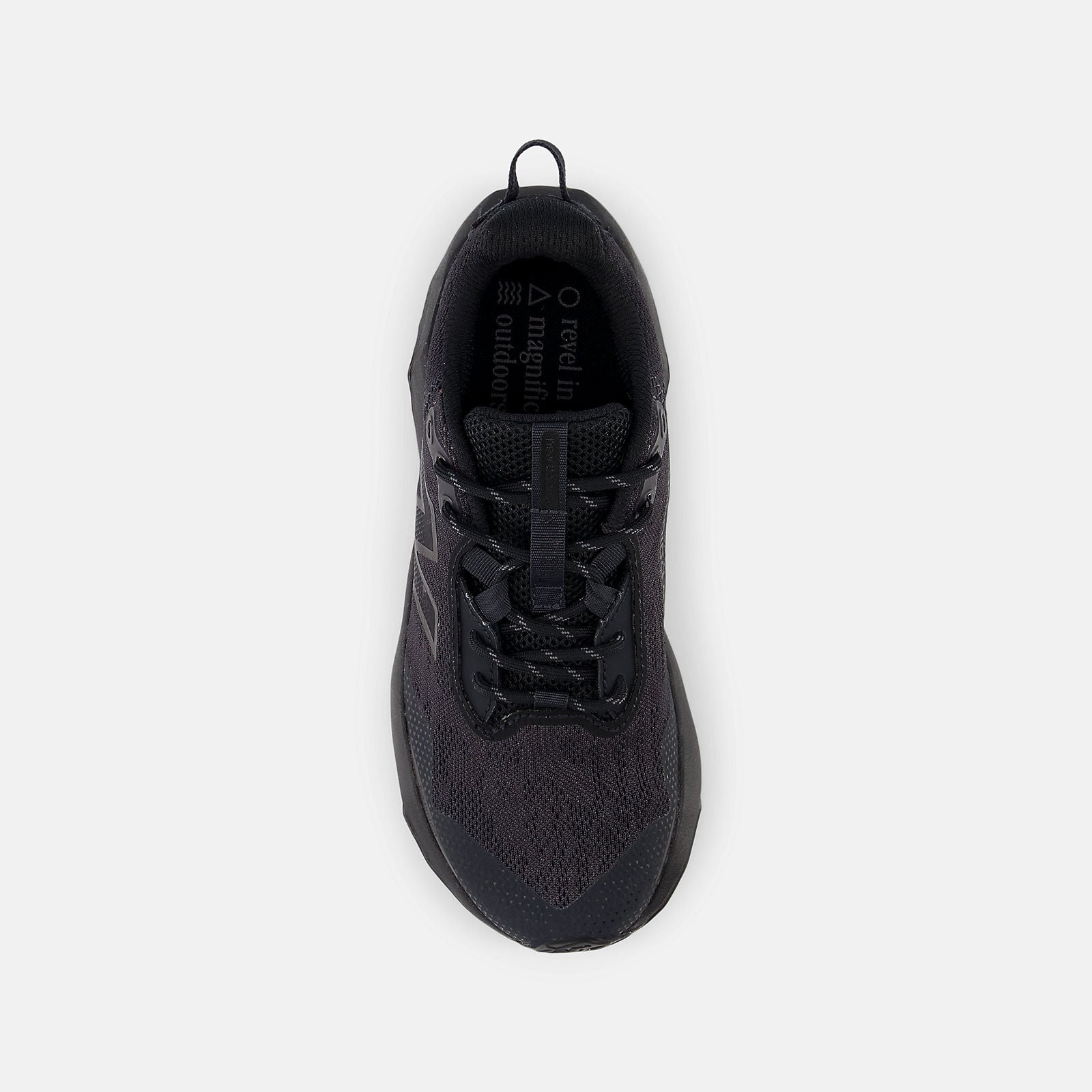 New Balance Kid's Dynasoft Nitrel V6 Triple Black Running Shoes