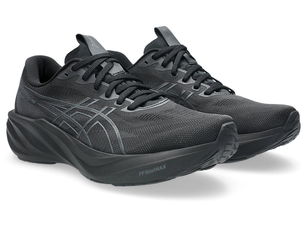 ASICS MEN'S GT 2000 15 TRIPLE BLACK RUNNING SHOES