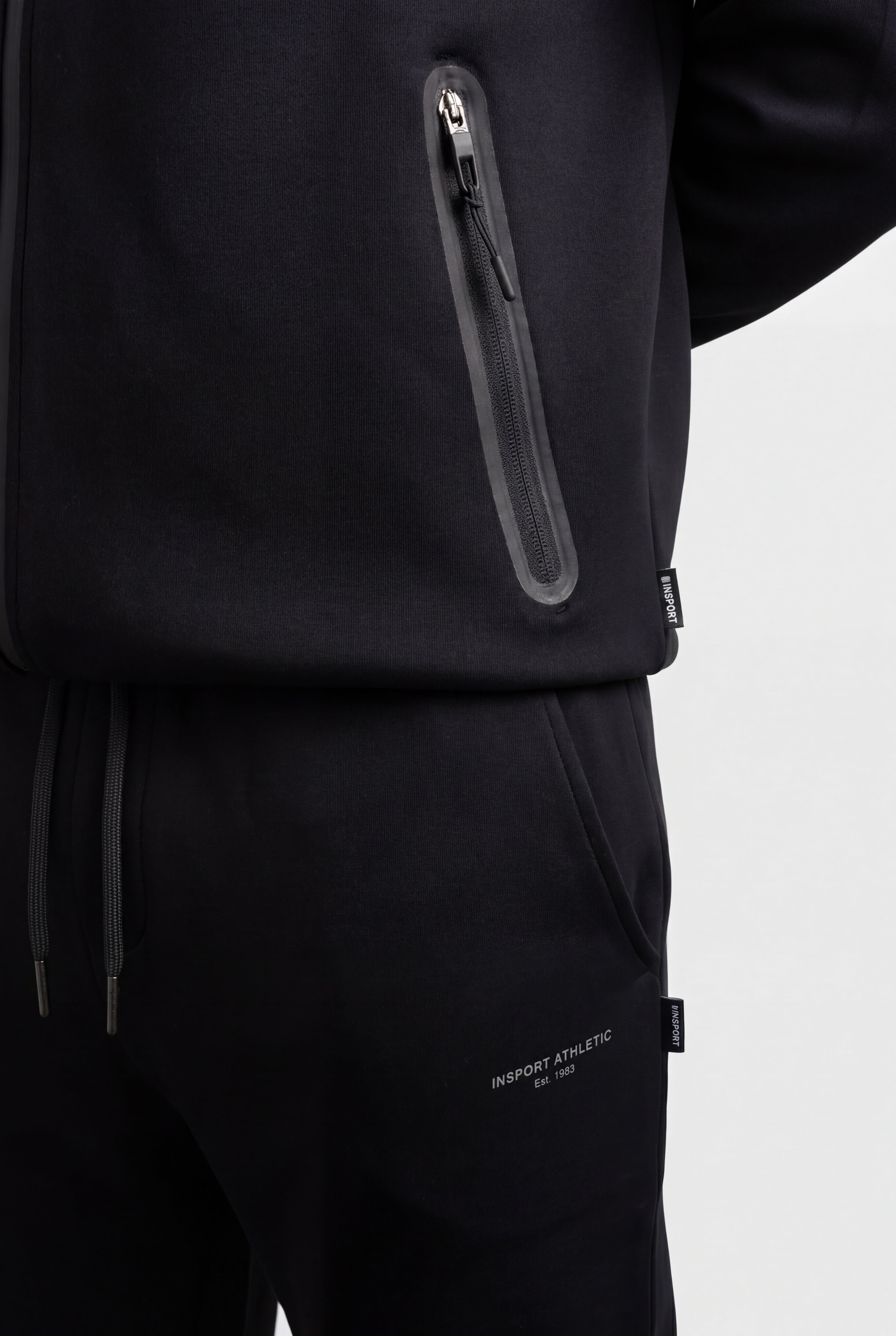 Insport Mens Scuba Black Trackpant