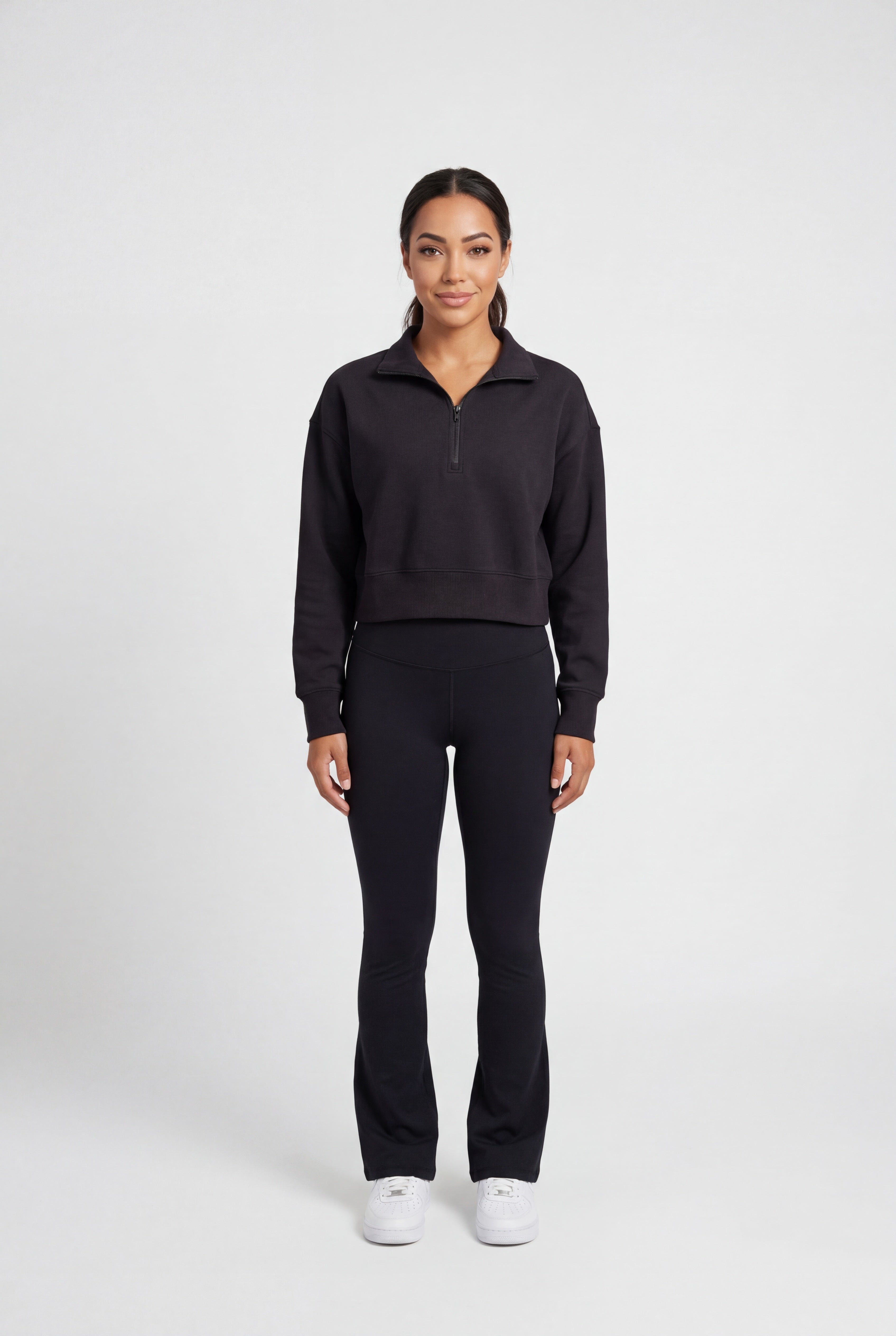 Insport Womens Flare Black Tights