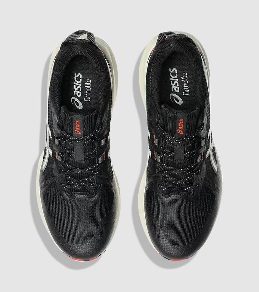 ASICS MEN'S VENTURE 11 BLACK/DUST TRAIL RUNNING SHOES EXTRA WIDE (4E)