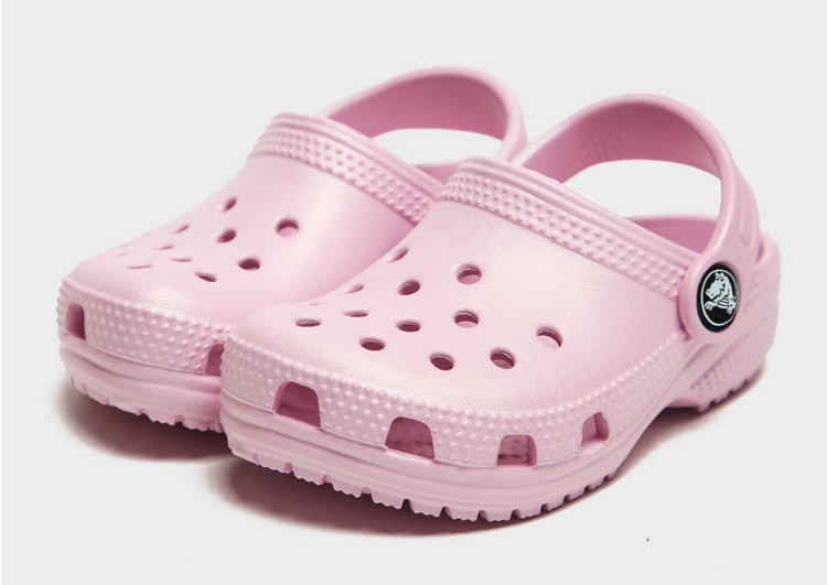 Crocs Kid's Classic Pink Milk Clogs
