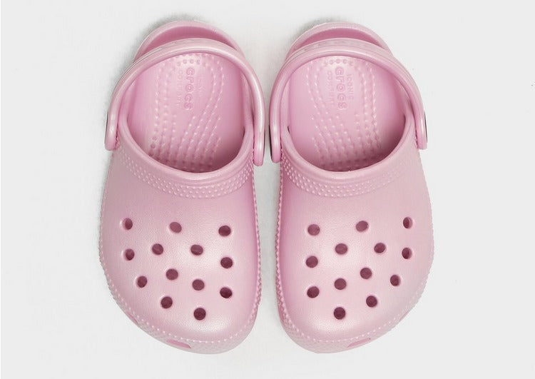 Crocs Kid's Classic Pink Milk Clogs