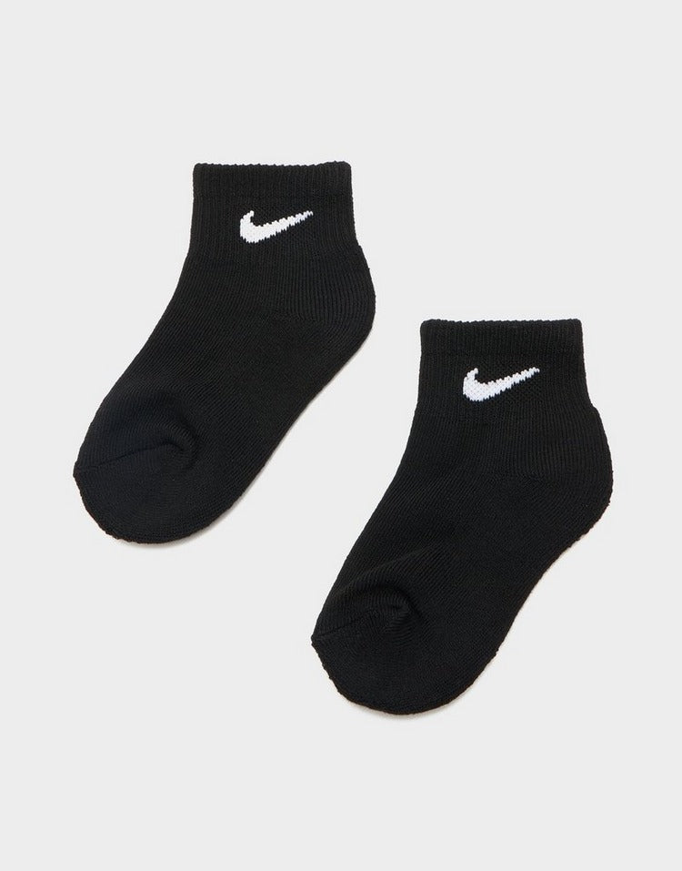 Nike Kid's Cushions Ankle 3 Packs Black Socks