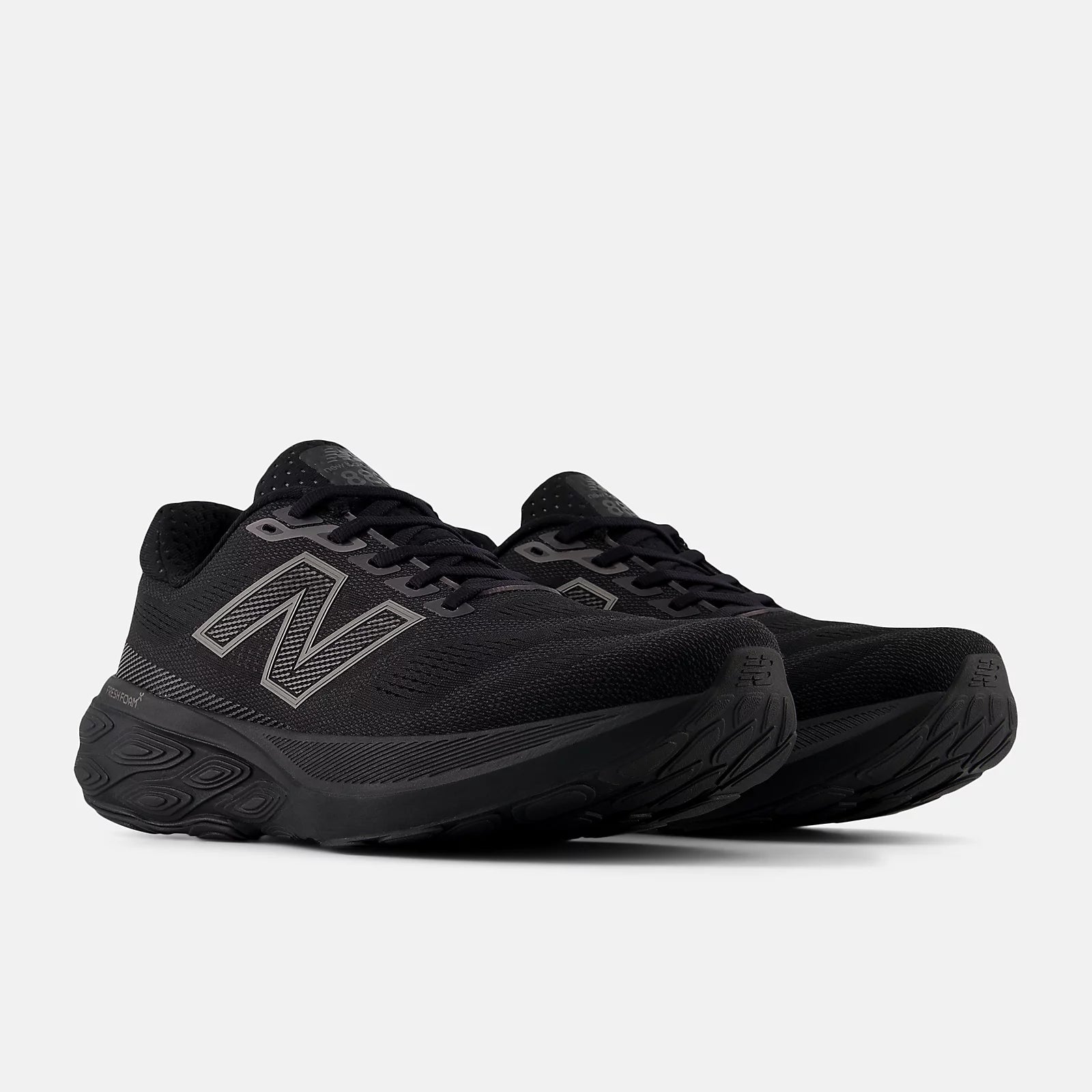 New Balance Men's Fresh Foam X 880 V15 Triple Black Running Shoes (Width 2e)
