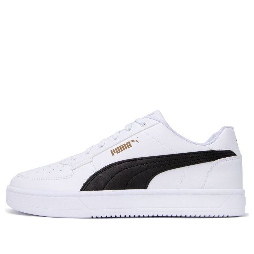 Puma Men's Caven White/Black/Gold Sneakers Shoes