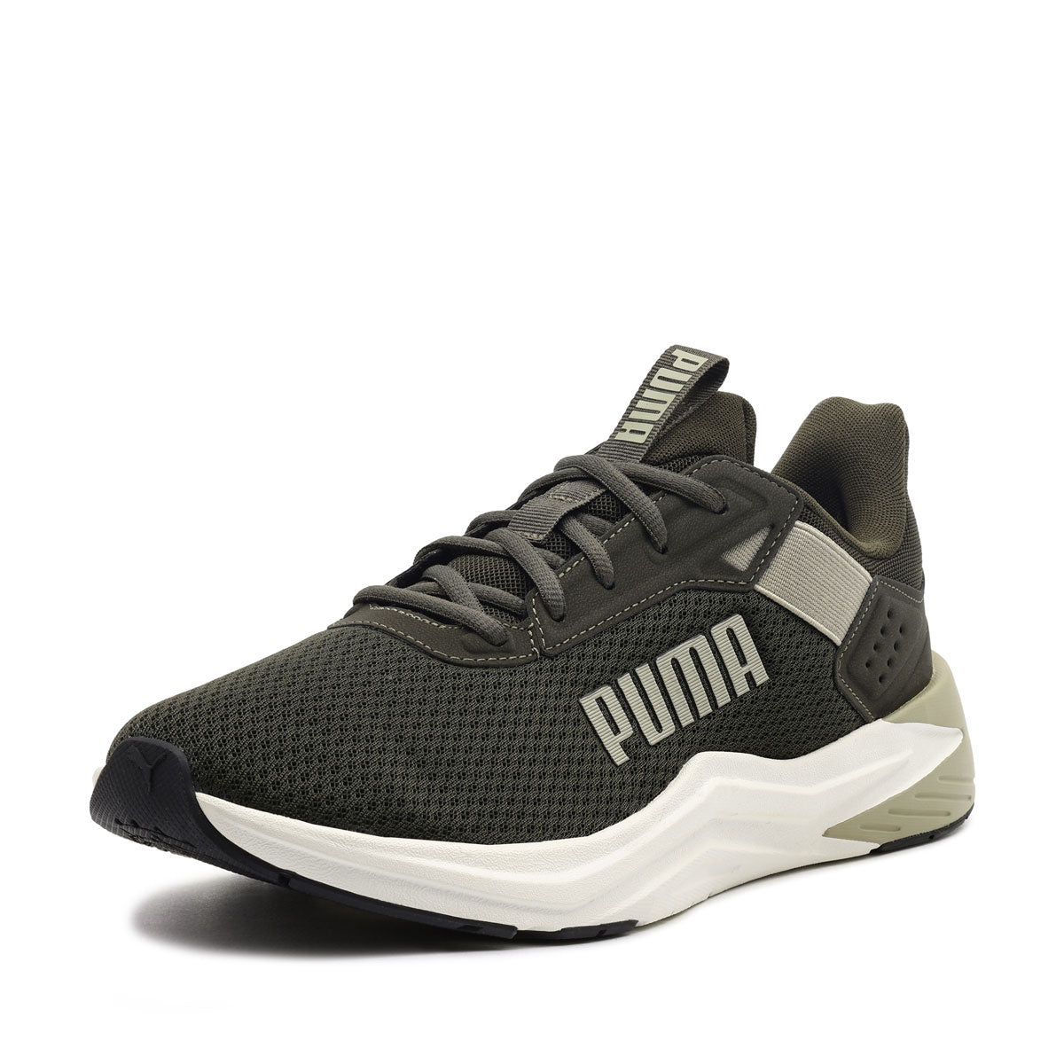 Puma Men's Ftr Wave Olive/White Running Shoes