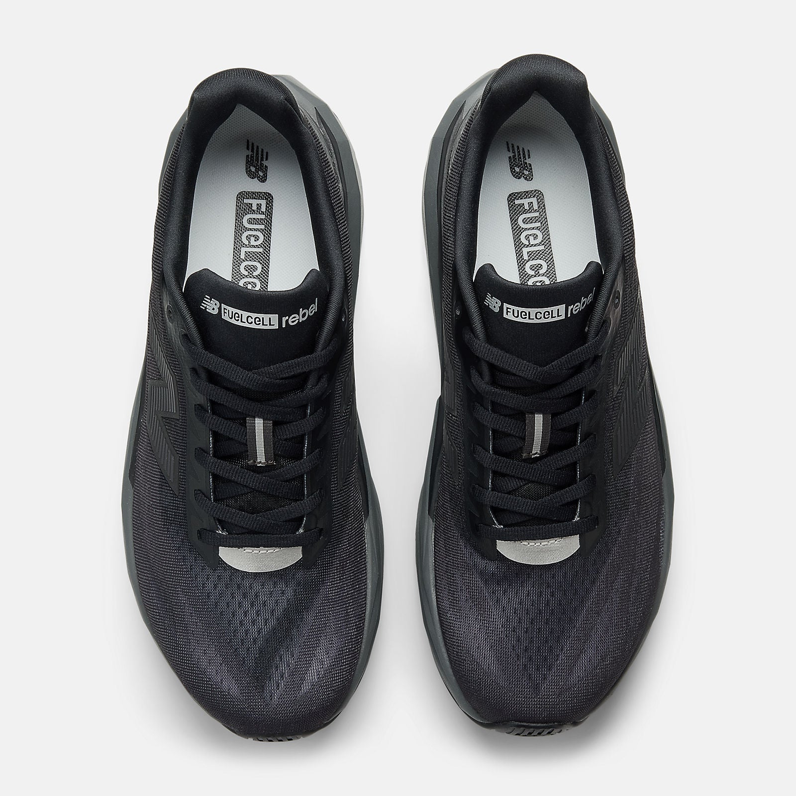 NEW BALANCE MEN'S FUELCELL REBEL V5 TRIPLE BLACK RUNNING SHOES