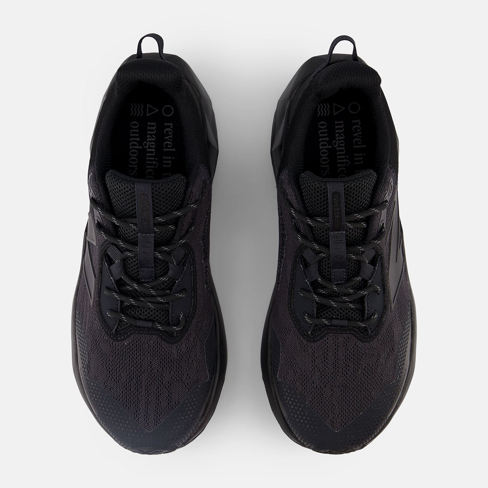 New Balance Men's Dynasoft Nitrel V6 Triple Black Trail Shoes