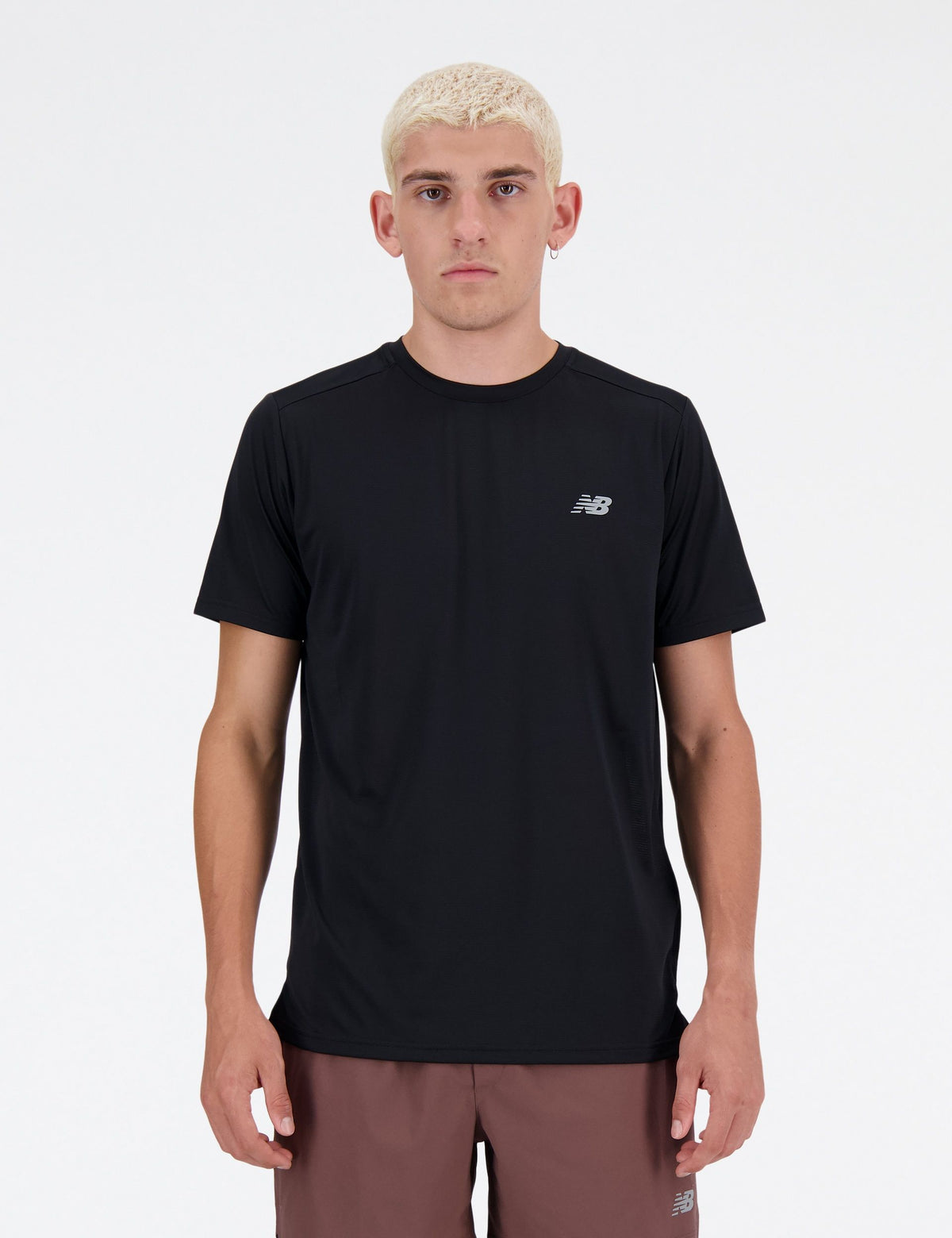 New Balance Sport Essentials Tee in Black – front