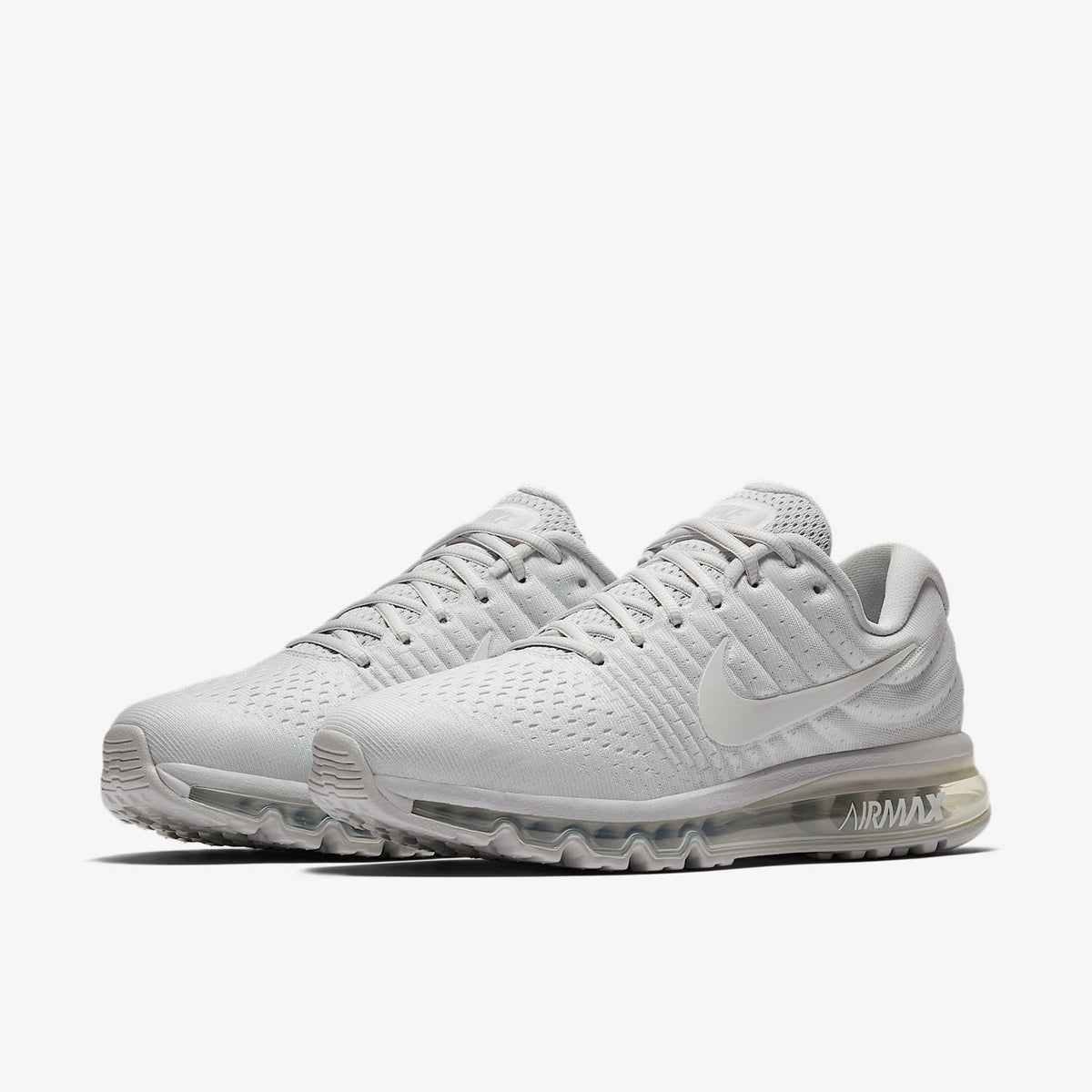 Nike Mens Air Max 2017 SE Pure Platinum/White pair