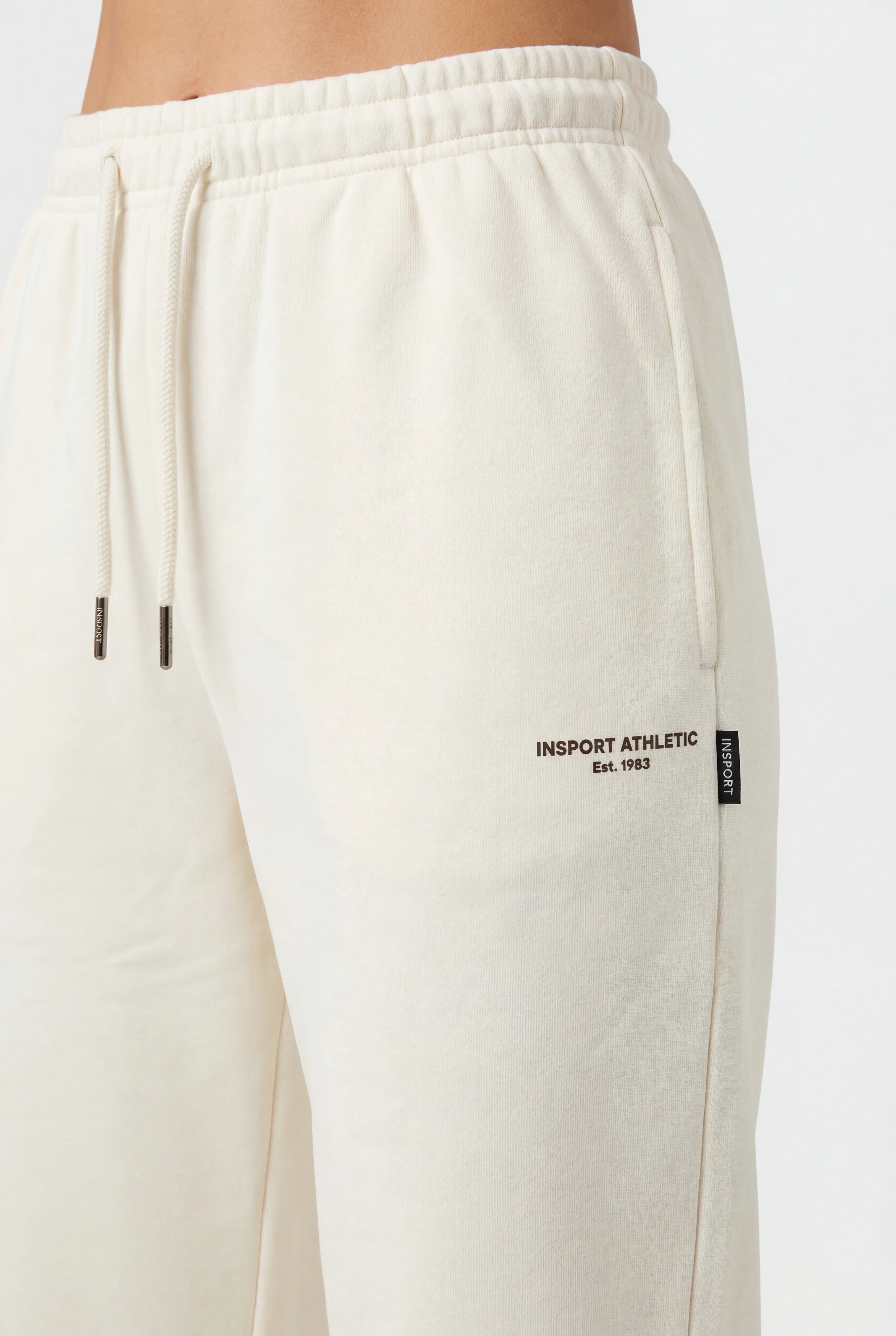 Insport Womens Mia Ivory Fleece Pant