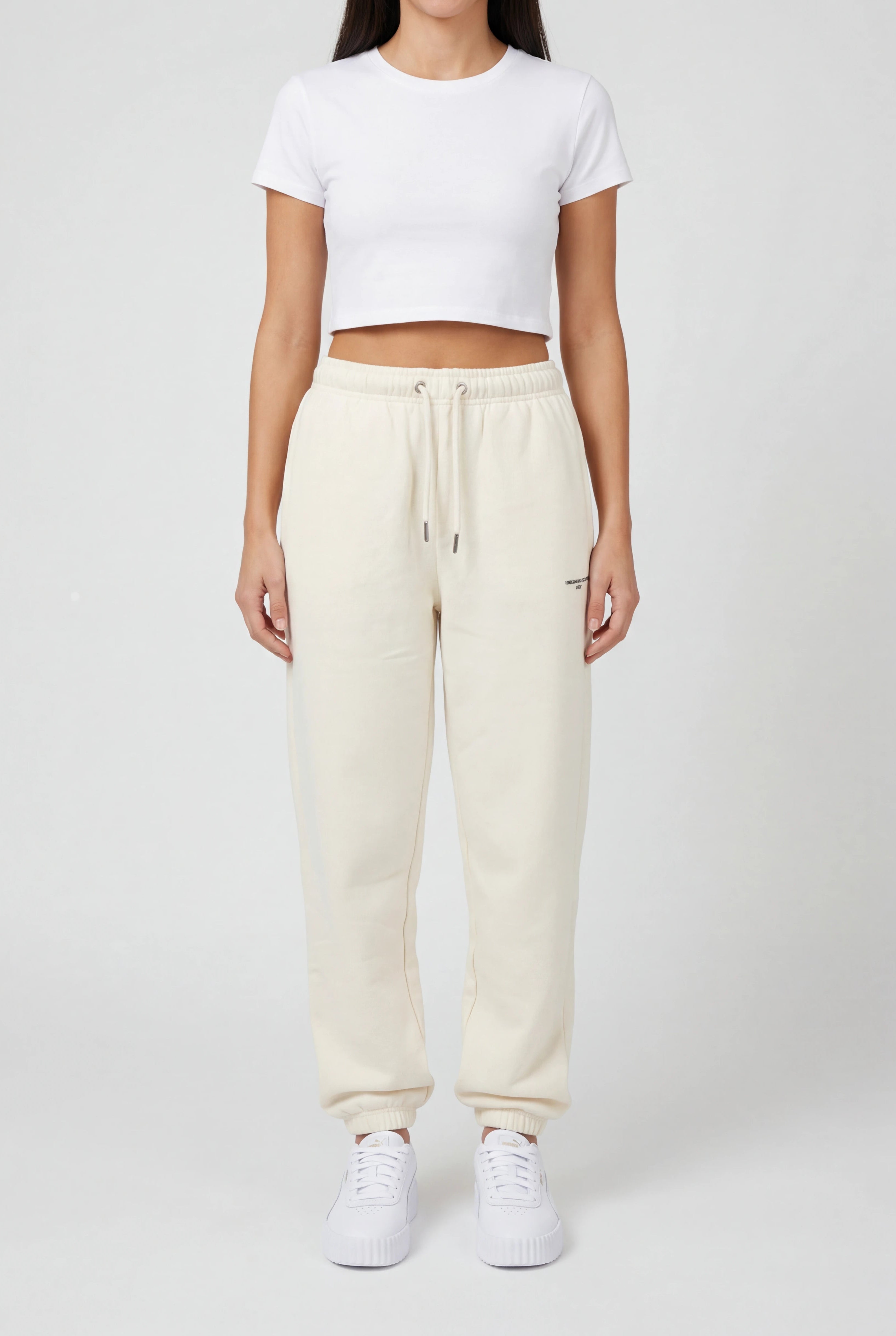 Insport Womens Mia Ivory Fleece Pant