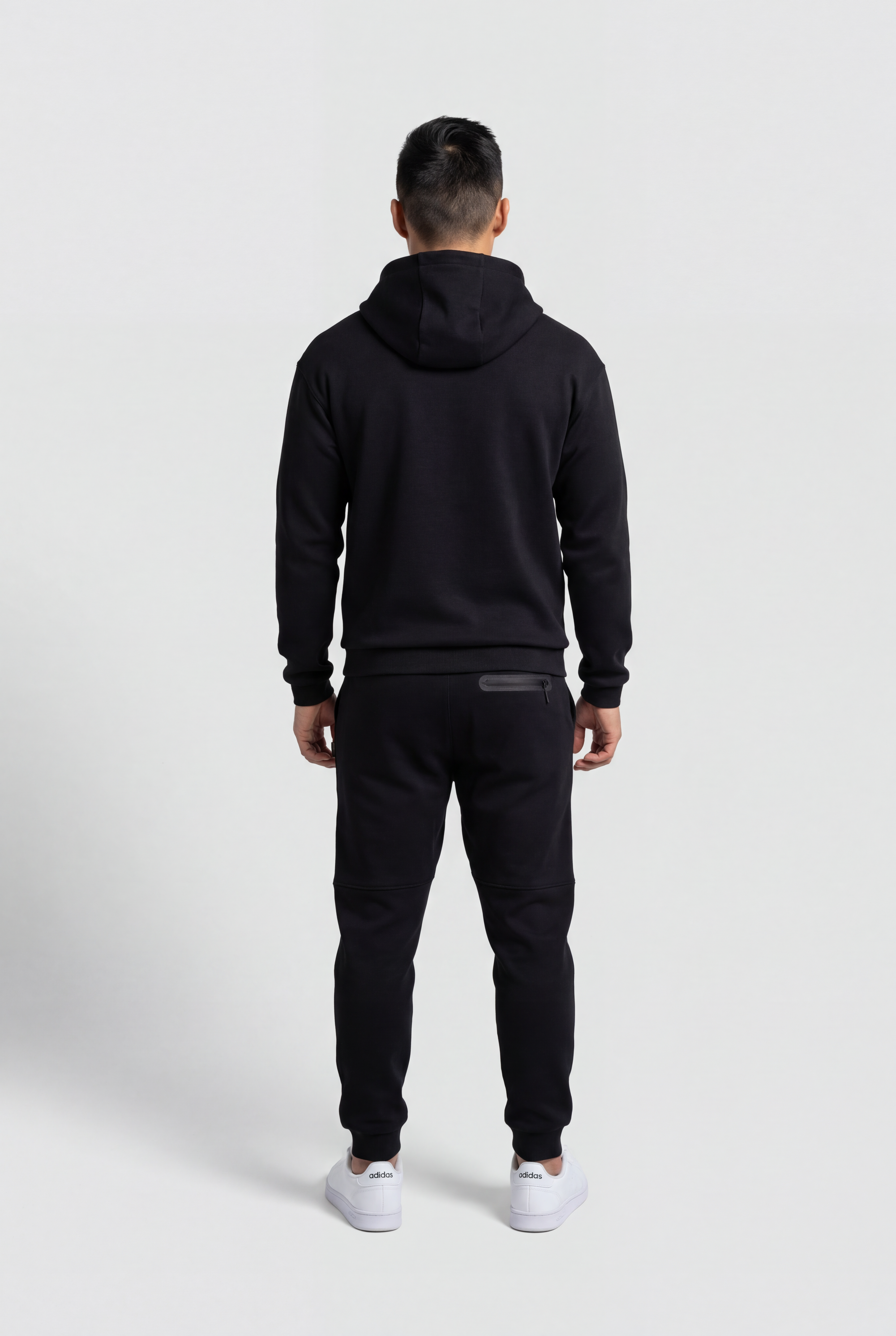 Insport Mens Scuba Hooded Zip Black Jacket