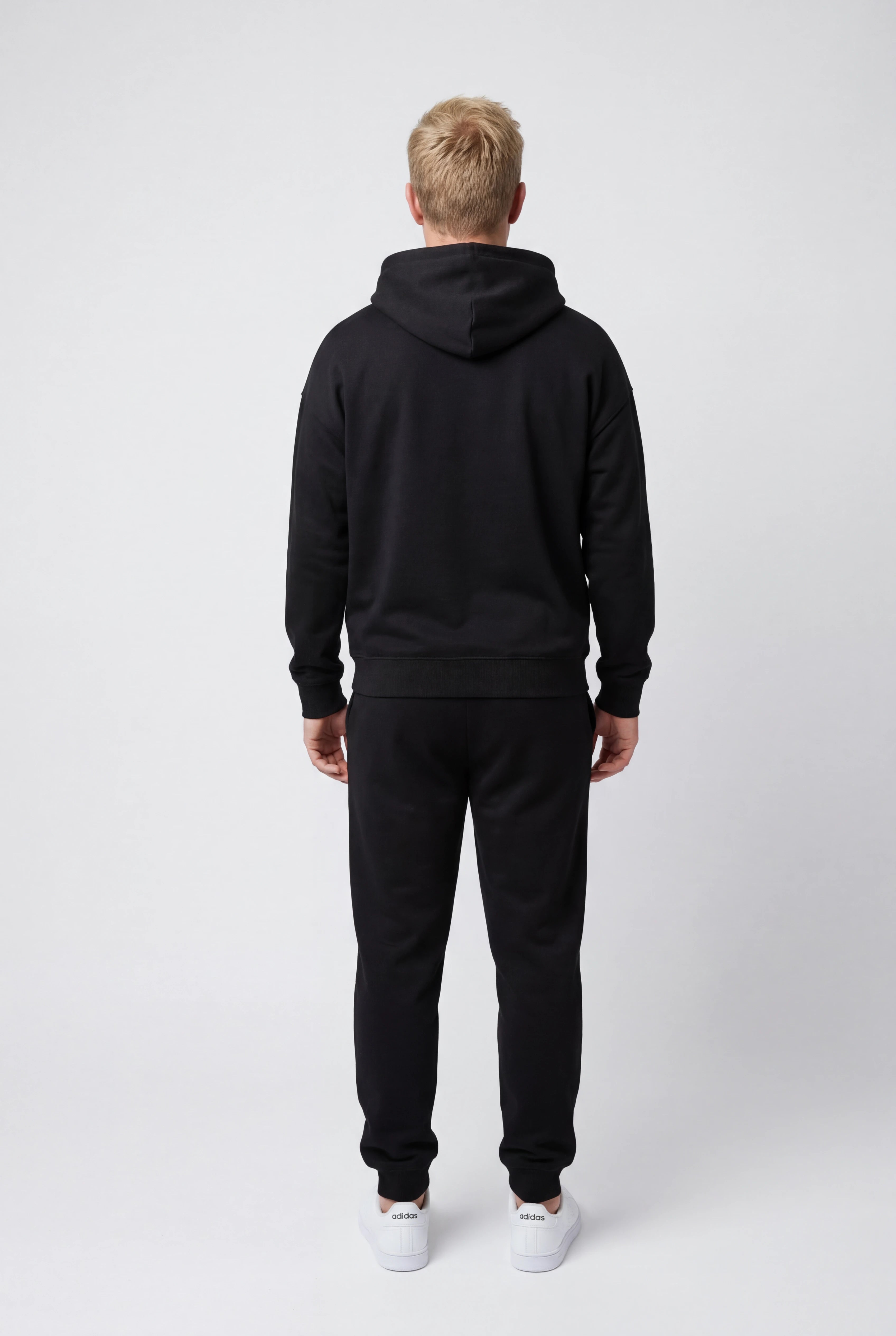 Insport Mens Easton Black Fleece Trackpants